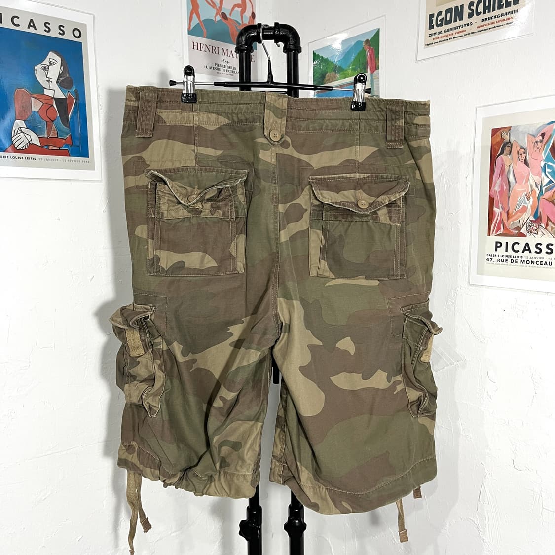 밀리터리 카모 카고팬츠 상품이미지2