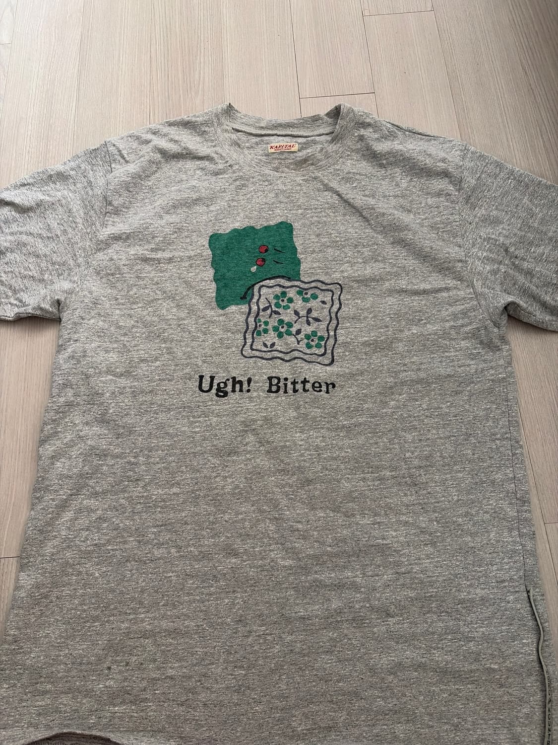 캐피탈 그레이 반팔티 s 상품이미지1