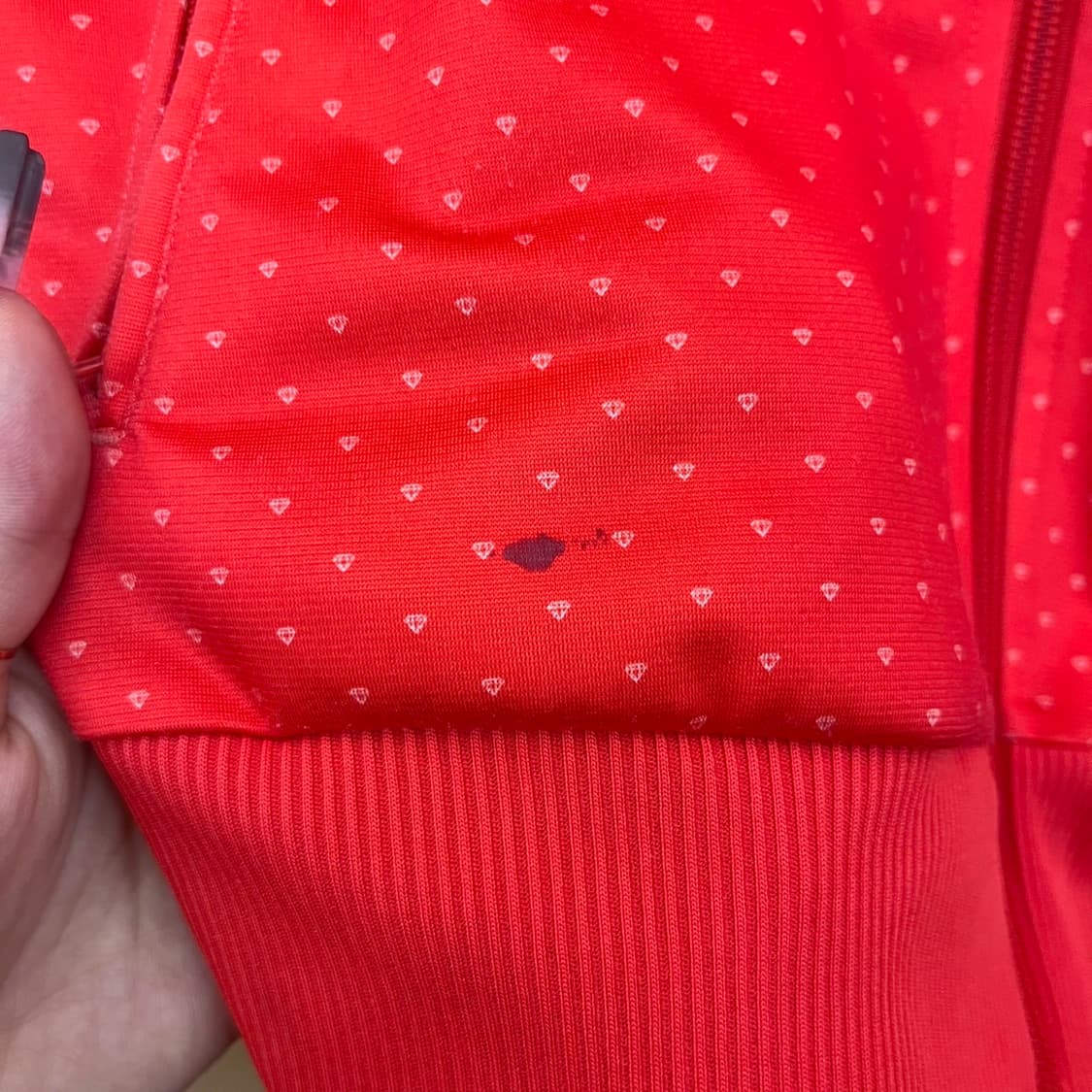아디다스 키치 Y2K 땡땡이 도트 져지 집업 K0237 상품이미지9