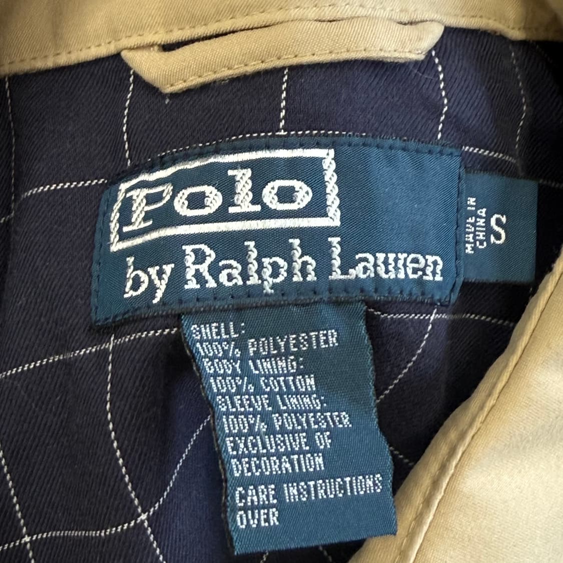 S 폴로랄프로렌 베이지 스윙탑 자켓 상품이미지4