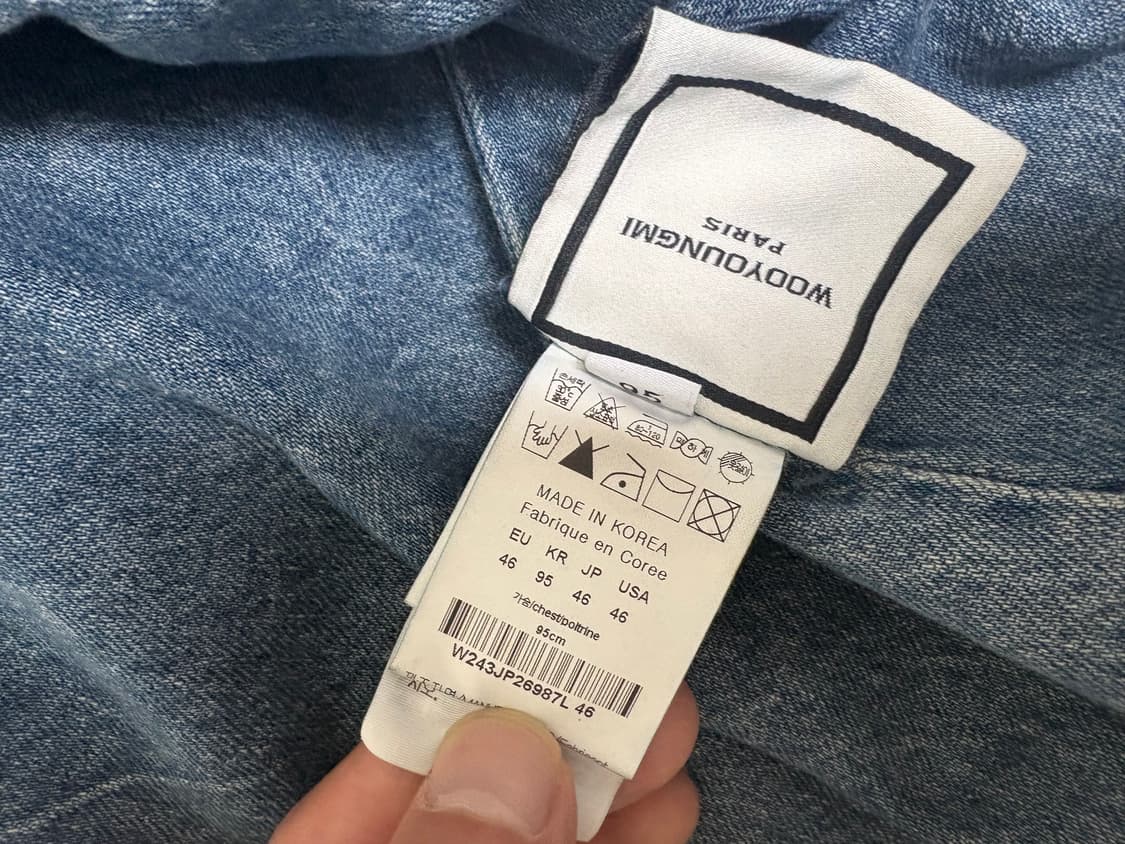 24fw 우영미 데님 후드 자켓(46) 상품이미지2