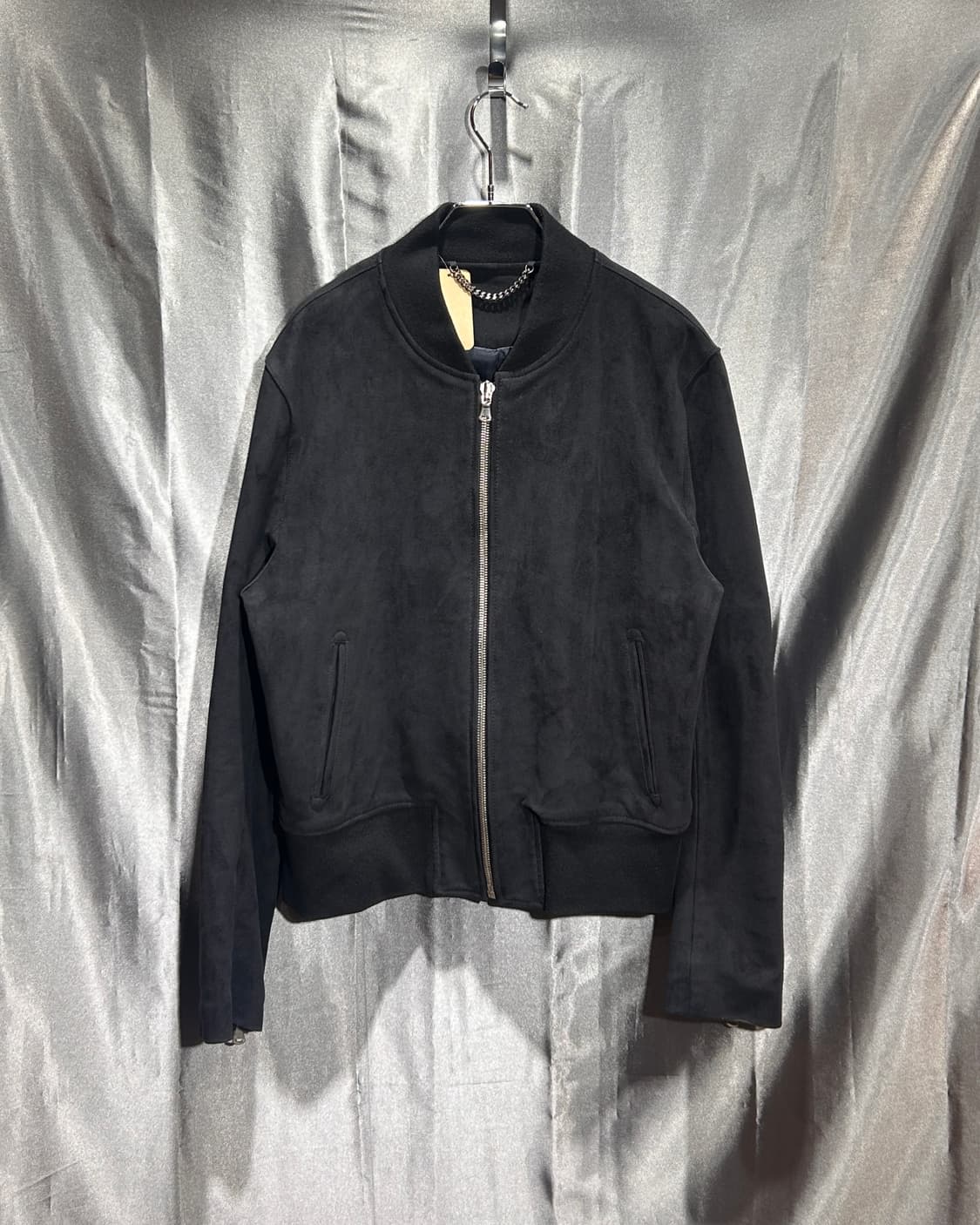 L 로웰 스웨이드 미니멀 블루종 상품이미지2