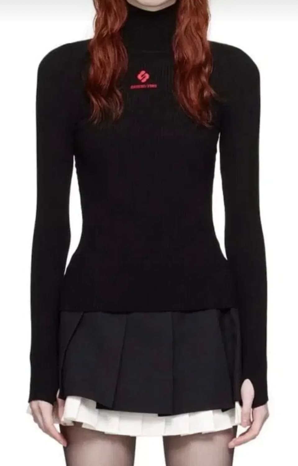 슈슈통 목폴라 골지 니트 터틀넥 스웨터 사이즈 6 상품이미지1