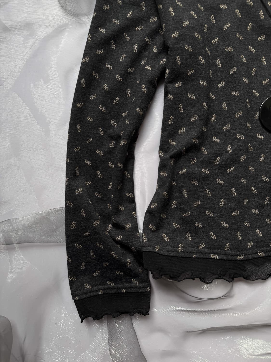 Half-Neck See-Through T-shirt 0243 상품이미지3