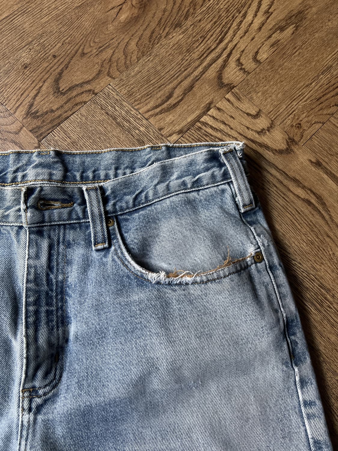 [34]칼하트 USA 빈티지 워싱 워크 데님 팬츠 상품이미지5