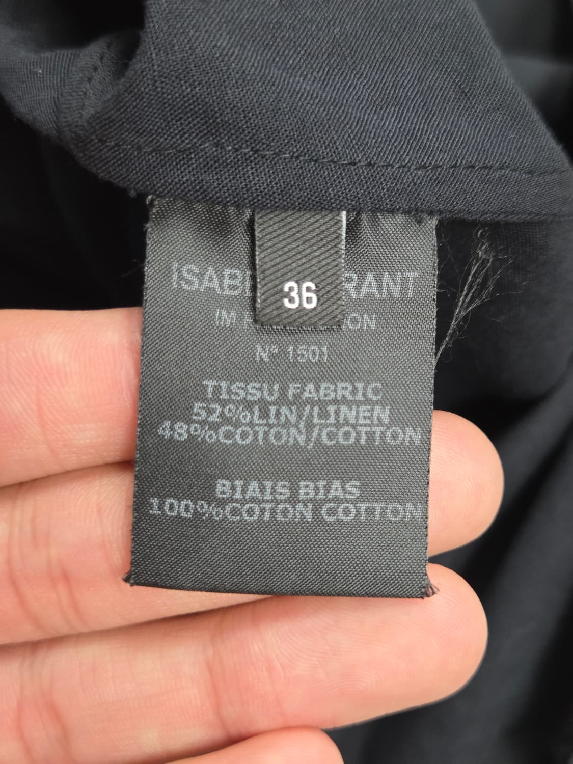 [이자벨마랑] 린넨 블렌드 사다리 레이스 미디 스커트 | S00118 상품이미지4