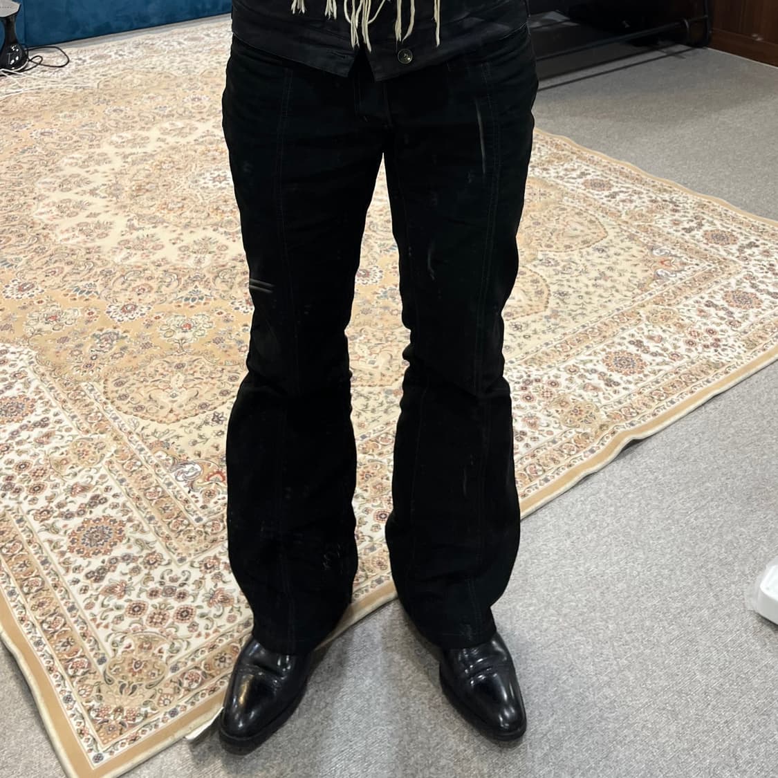 아테스토니 블랙라벨 카프스킨 캡토 로퍼 상품이미지1