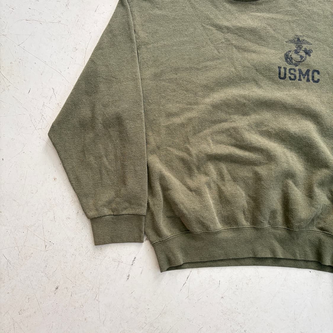 USMC USA OG 빈티지 스웻셔츠 M 상품이미지3