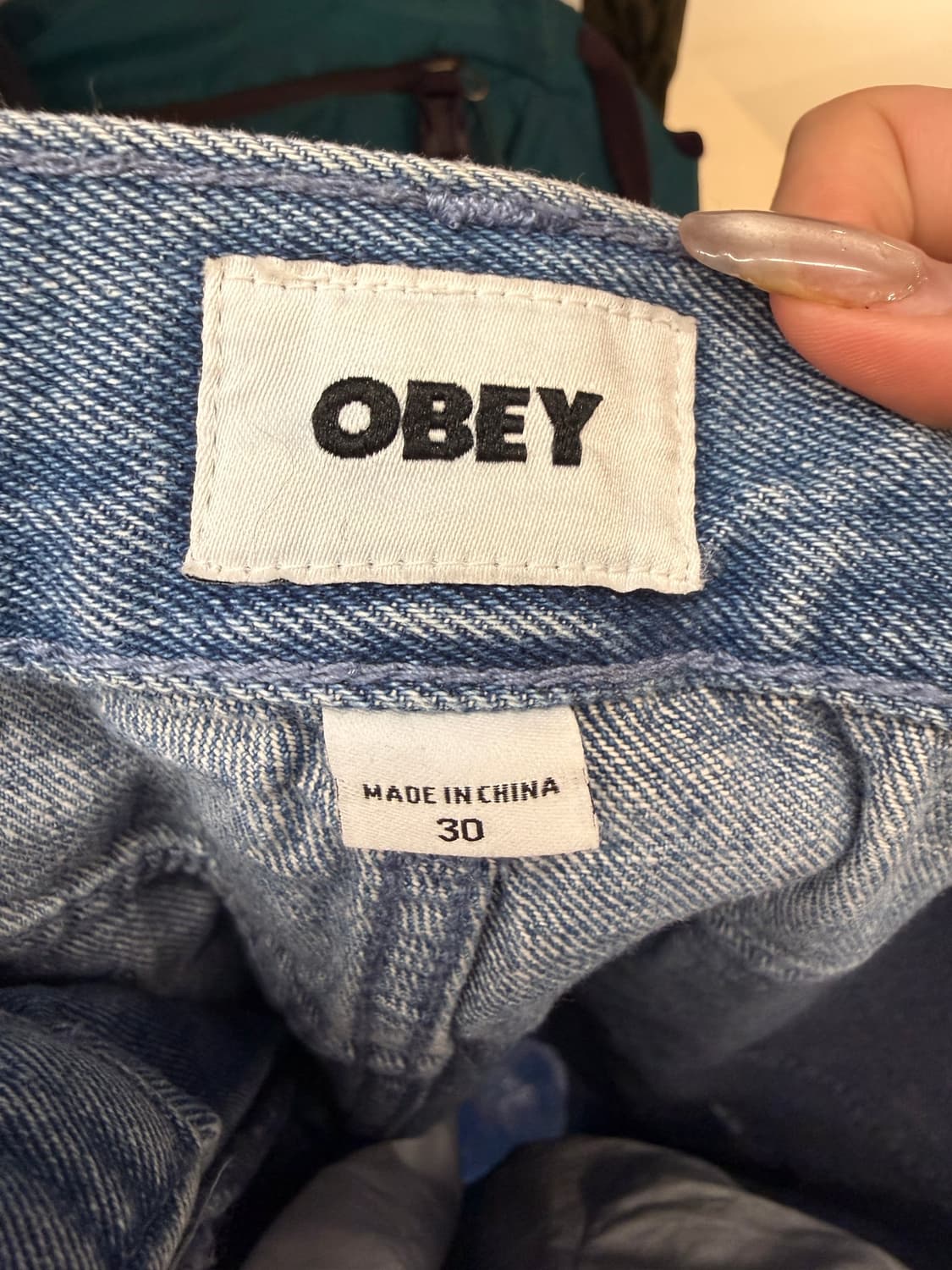 OBEY 오베이 카고 데님 팬츠 상품이미지5