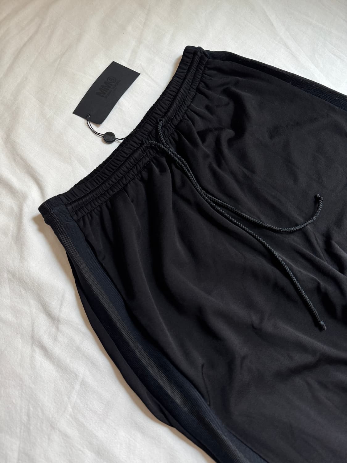 MM6 메종 마르지엘라 사이드라인 와이드 팬츠 블랙  Margiela 상품이미지2