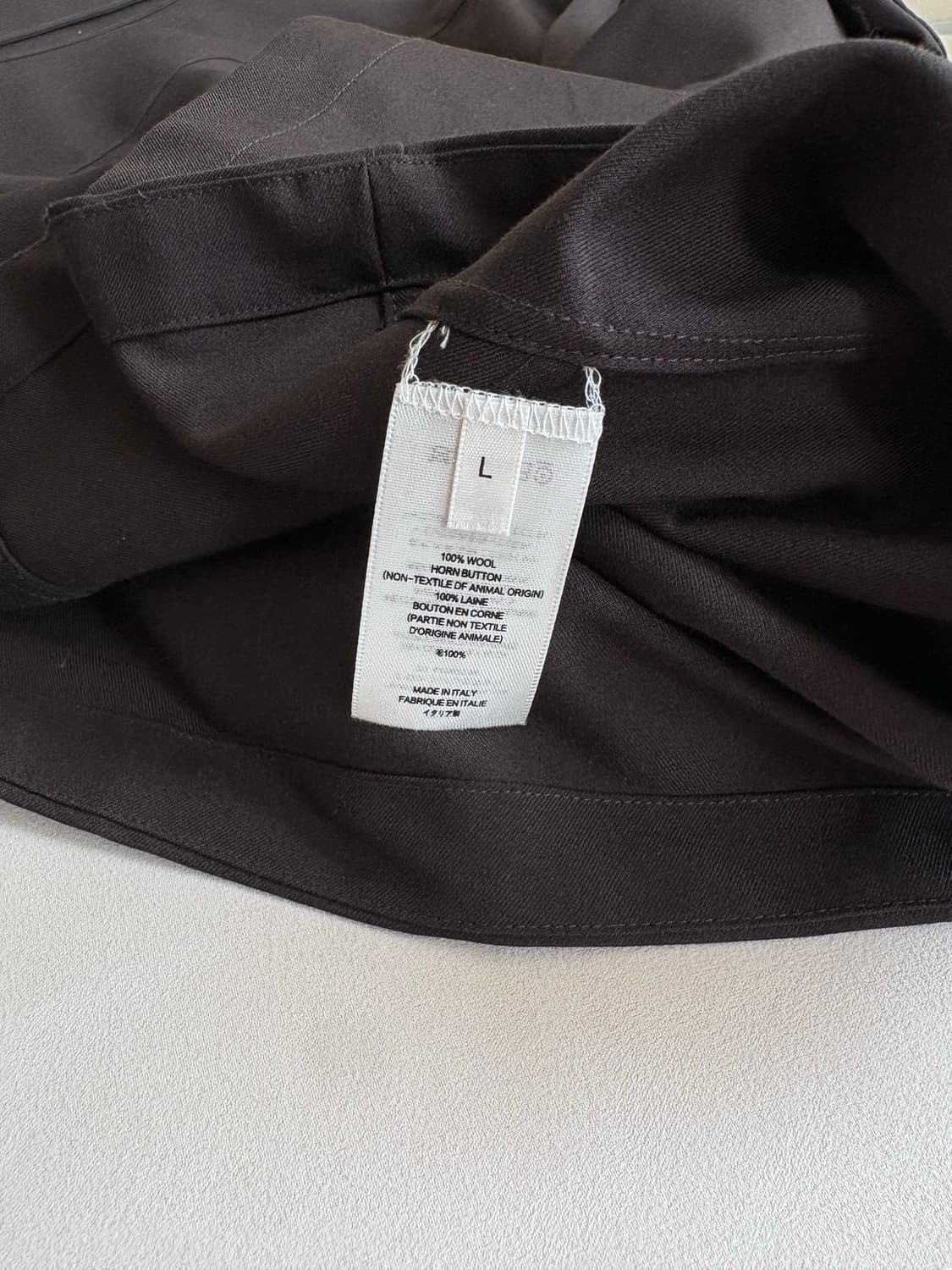 [L] 더로우 zach shirt wool 상품이미지5