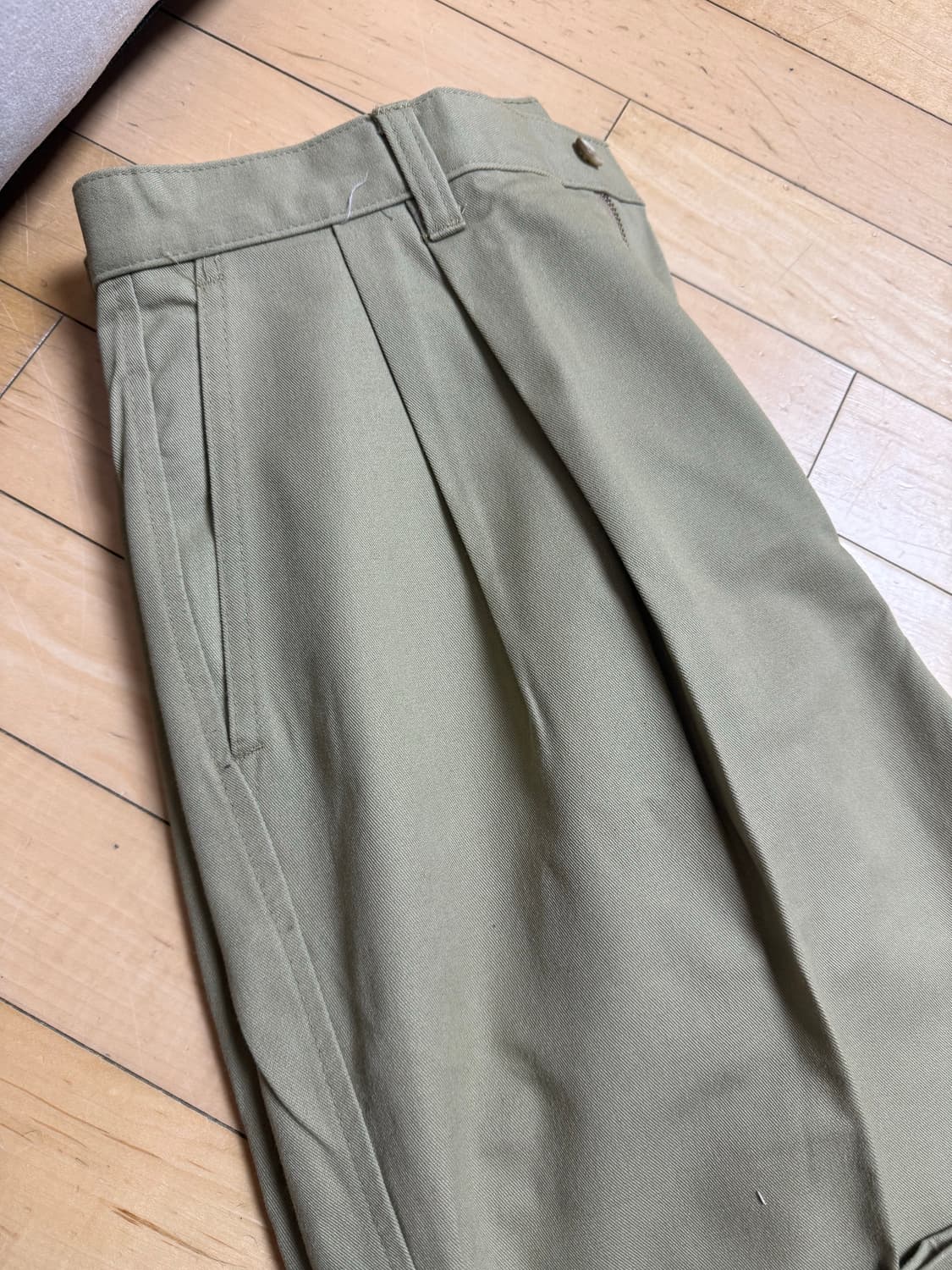 made in USA 베이지 치노 팬츠 상품이미지3