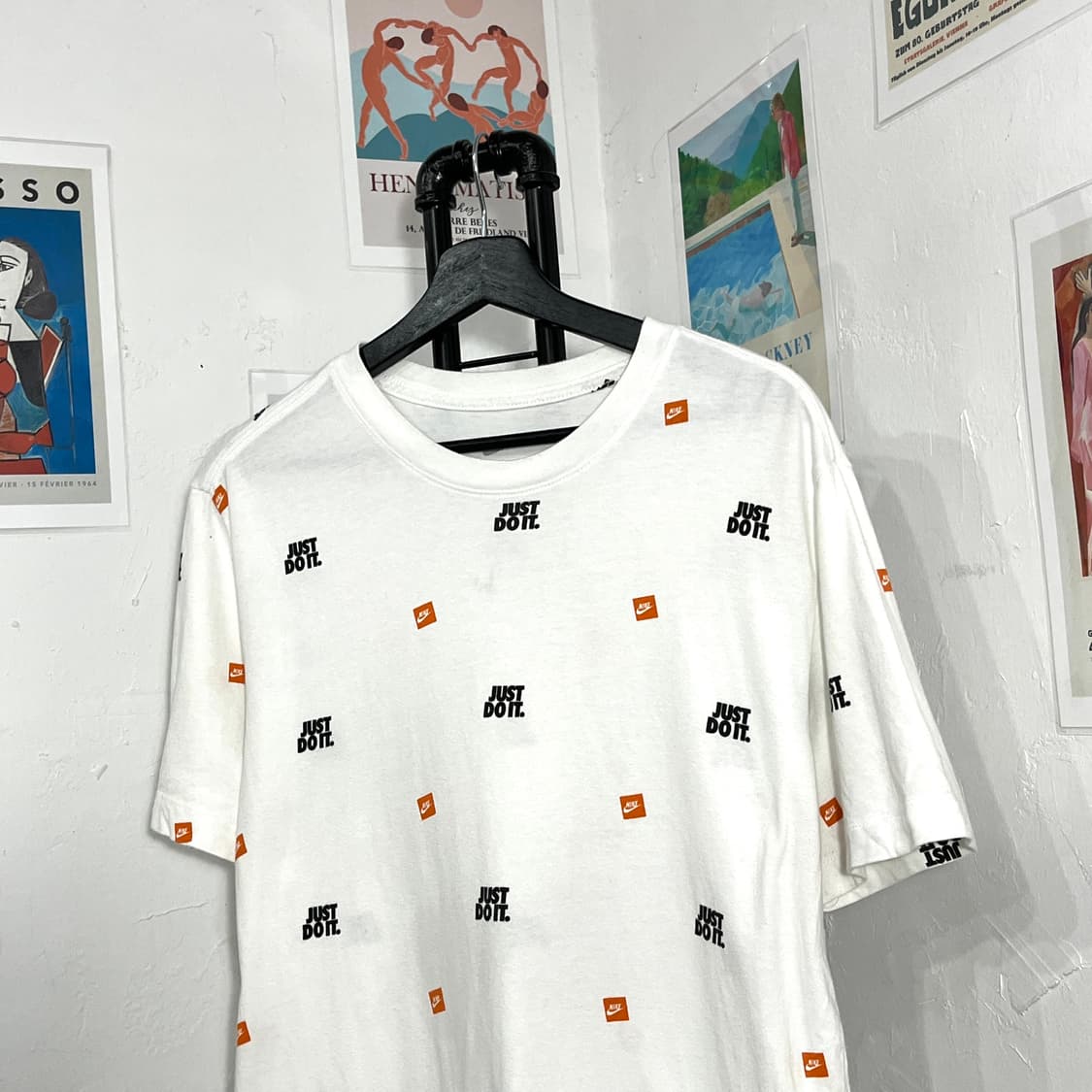 나이키 로고 패턴 티셔츠 상품이미지3