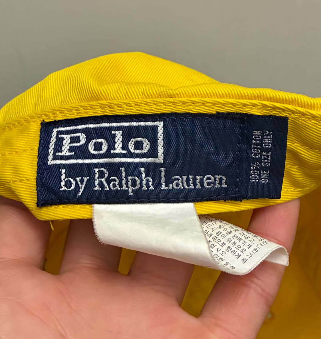 (F)폴로랄프로렌 베이스볼 모자 볼캡 옐로우 블루 상품이미지9