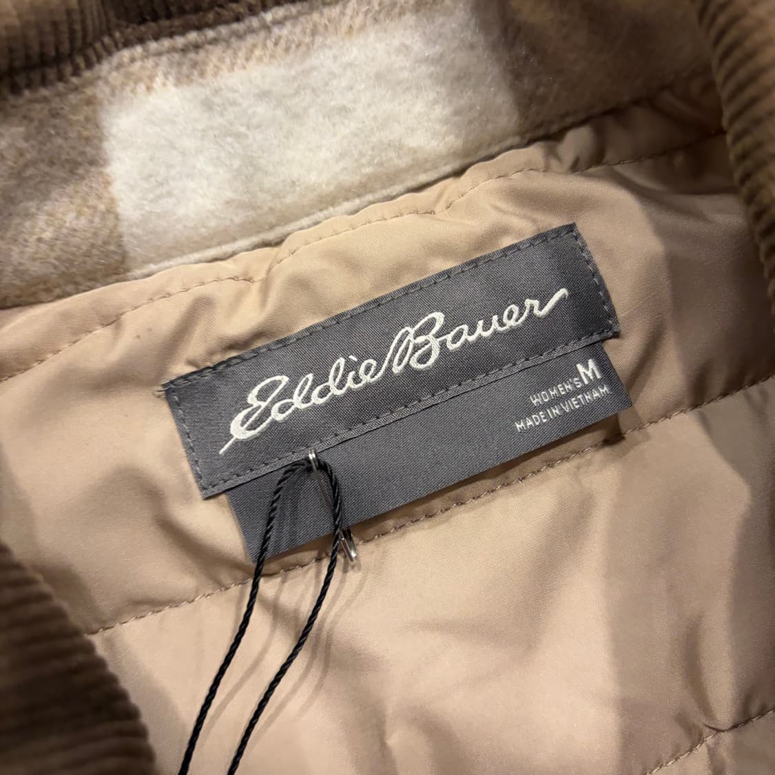 [M] 에디바우어 체크 코듀로이 자켓 C725 상품이미지4