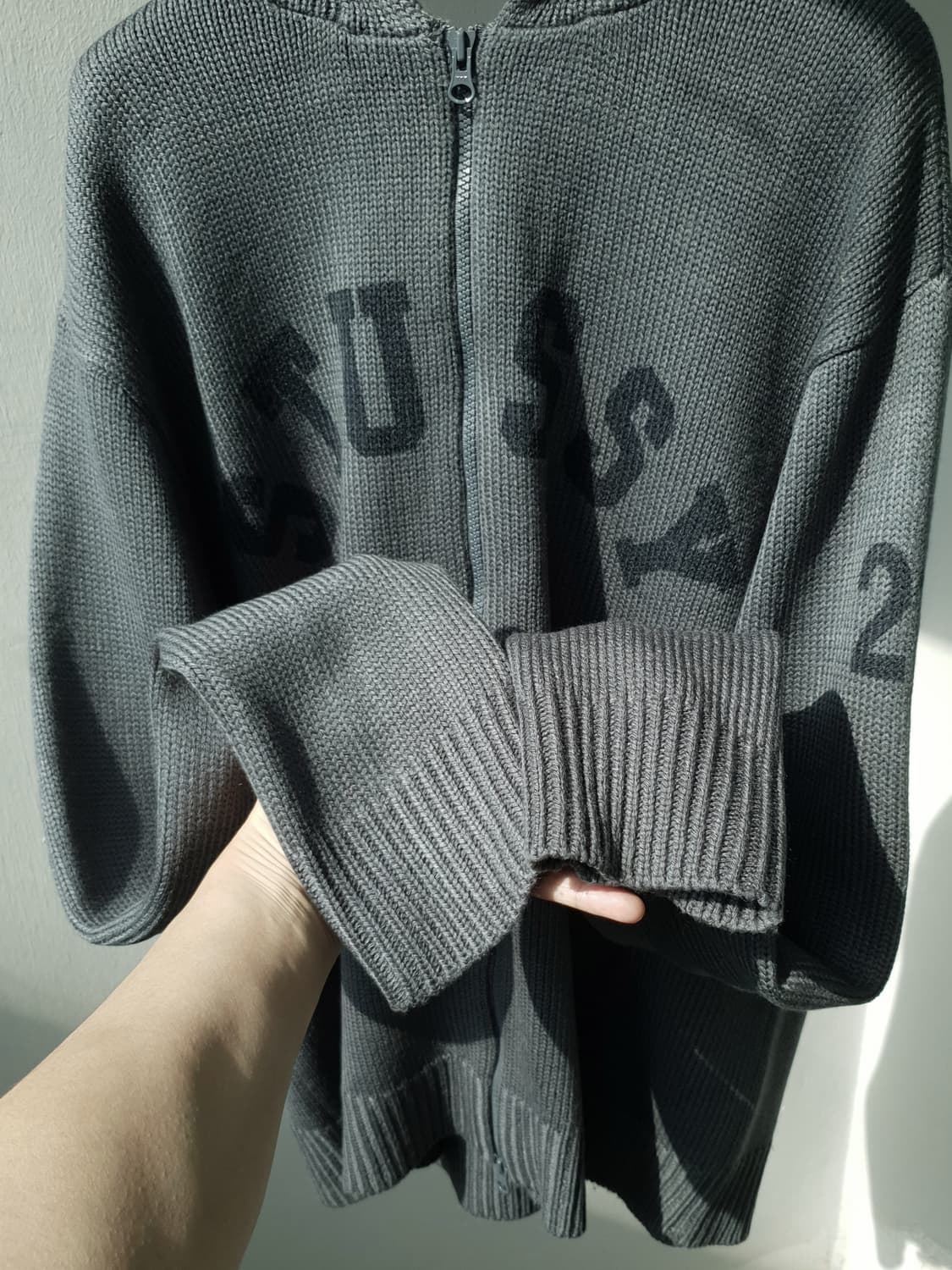 90s,00s Stussy knit hood zipup 상품이미지4