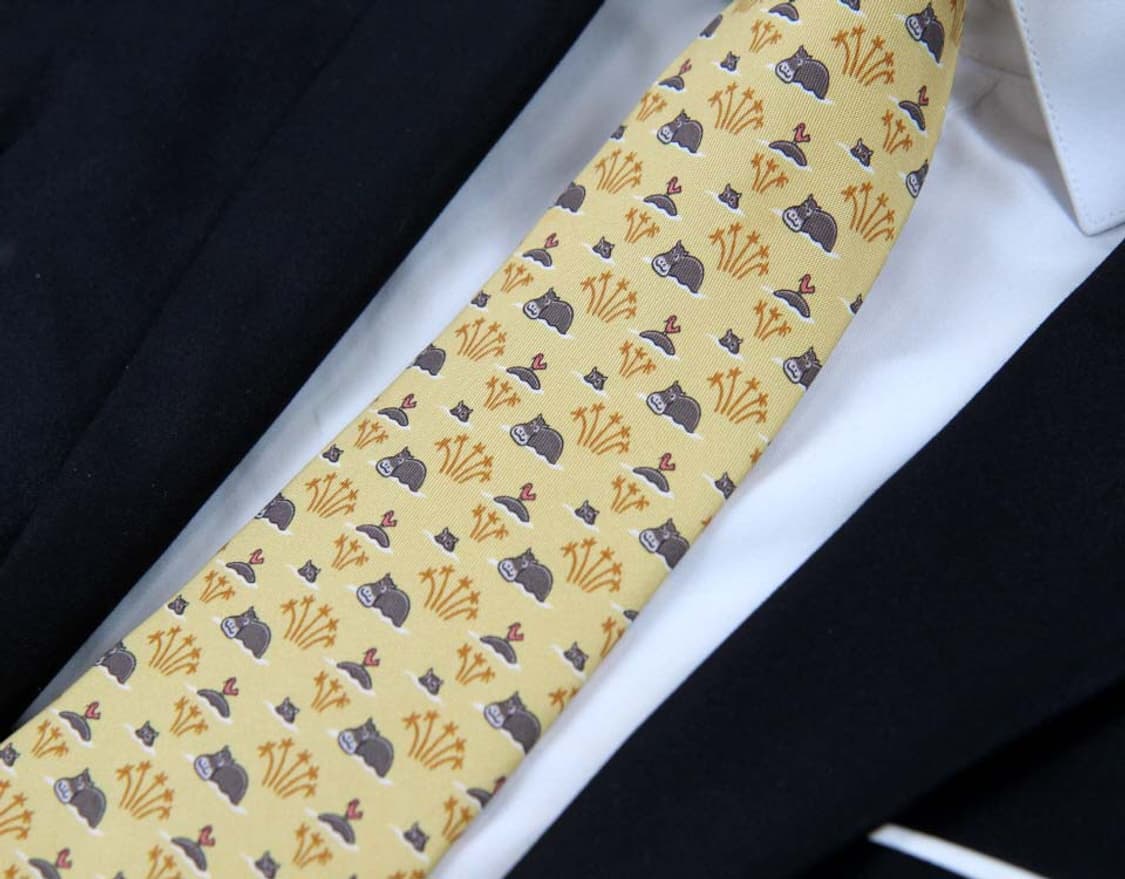 에르메스 9cm A+등급 남자 명품 넥타이 상품이미지5