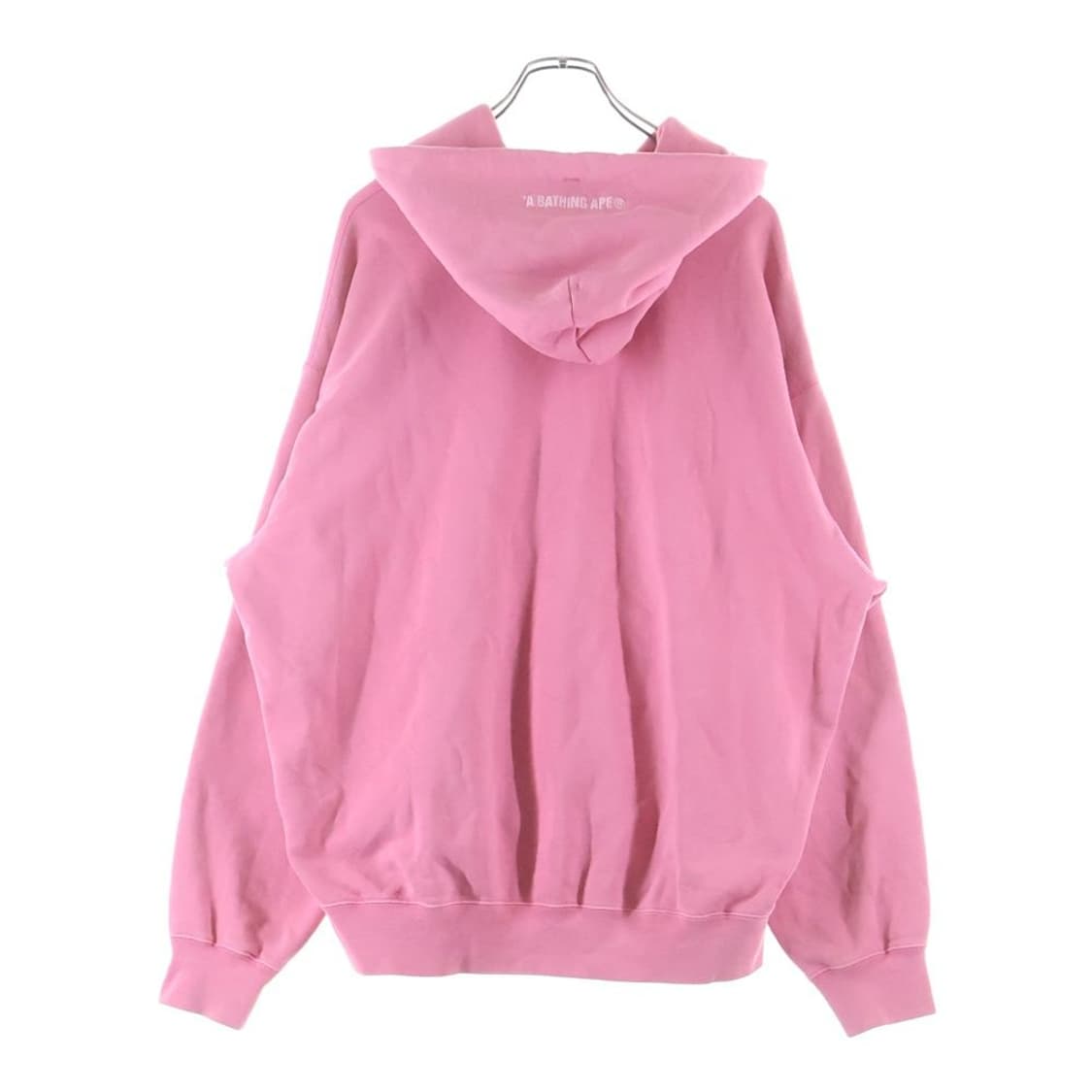 베이프 컬리지 풀오버 후드 핑크 상품이미지3