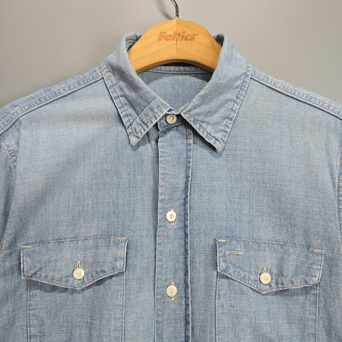 랄프로렌 폴로 데님 긴팔 셔츠 S 상품이미지2