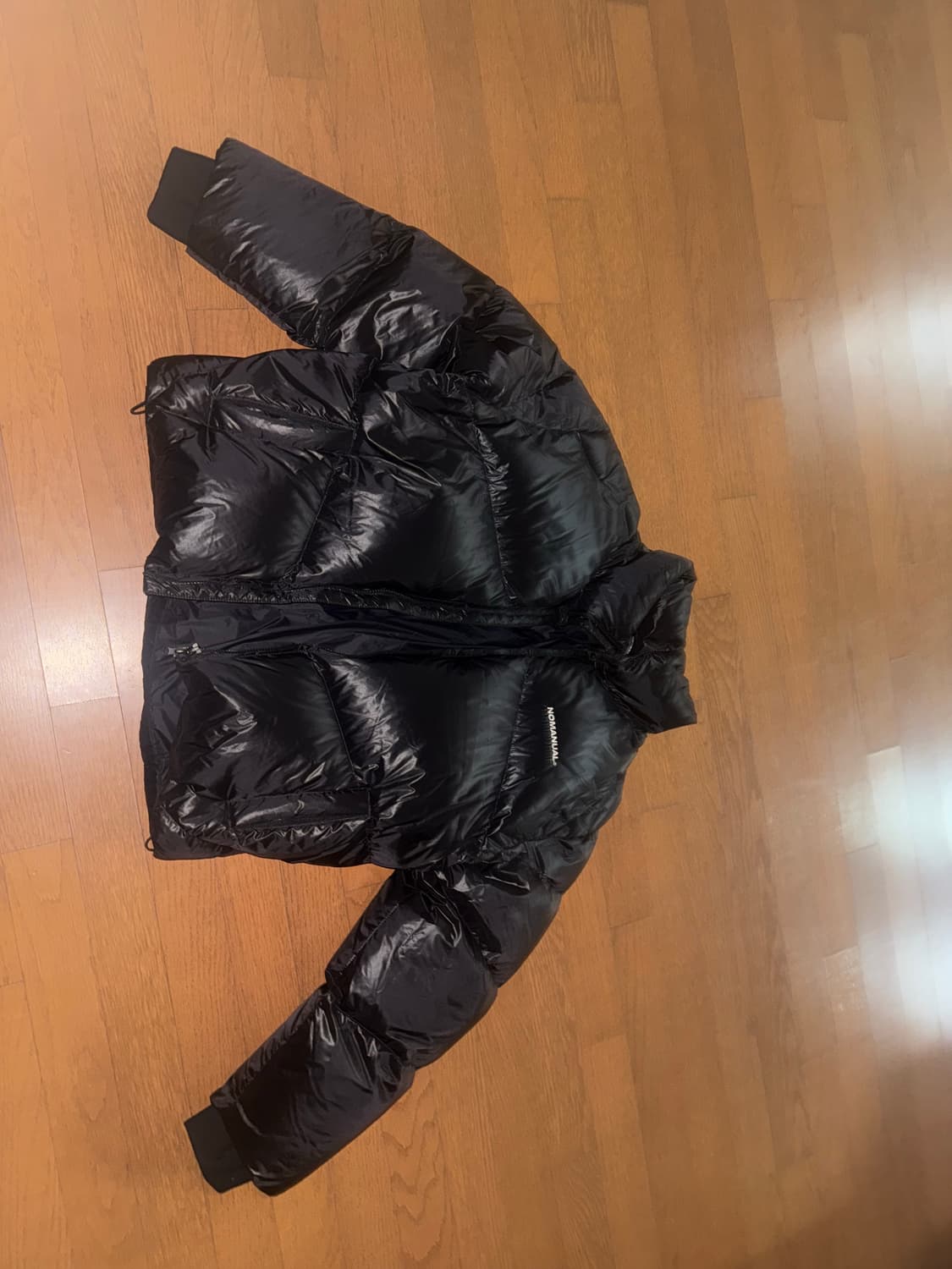 노매뉴얼 패딩 SKADI DUCK DOWN - GLOSSY BLACK 상품이미지2