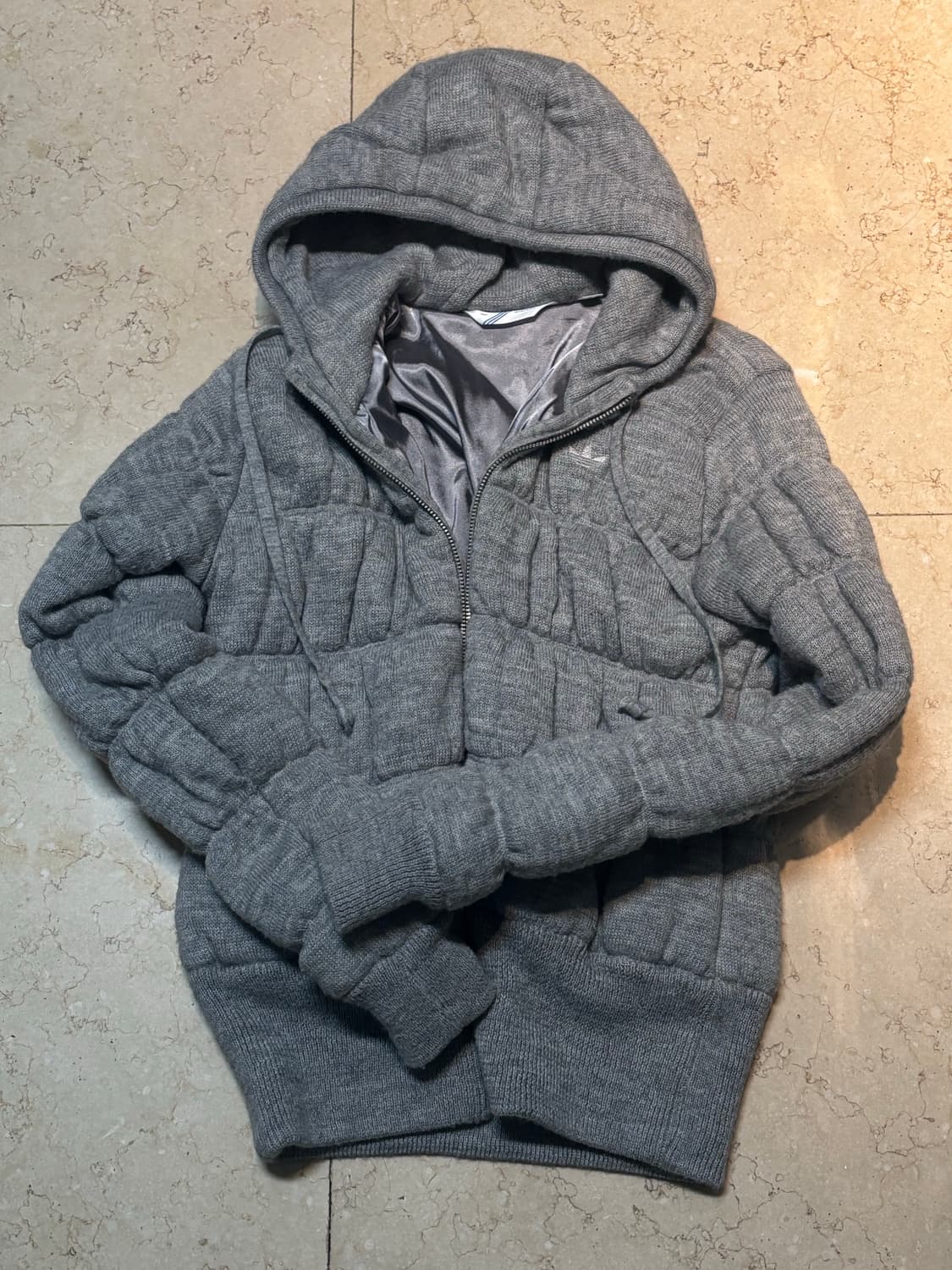 아디다스 빈티지 니트 패딩🧶 상품이미지2