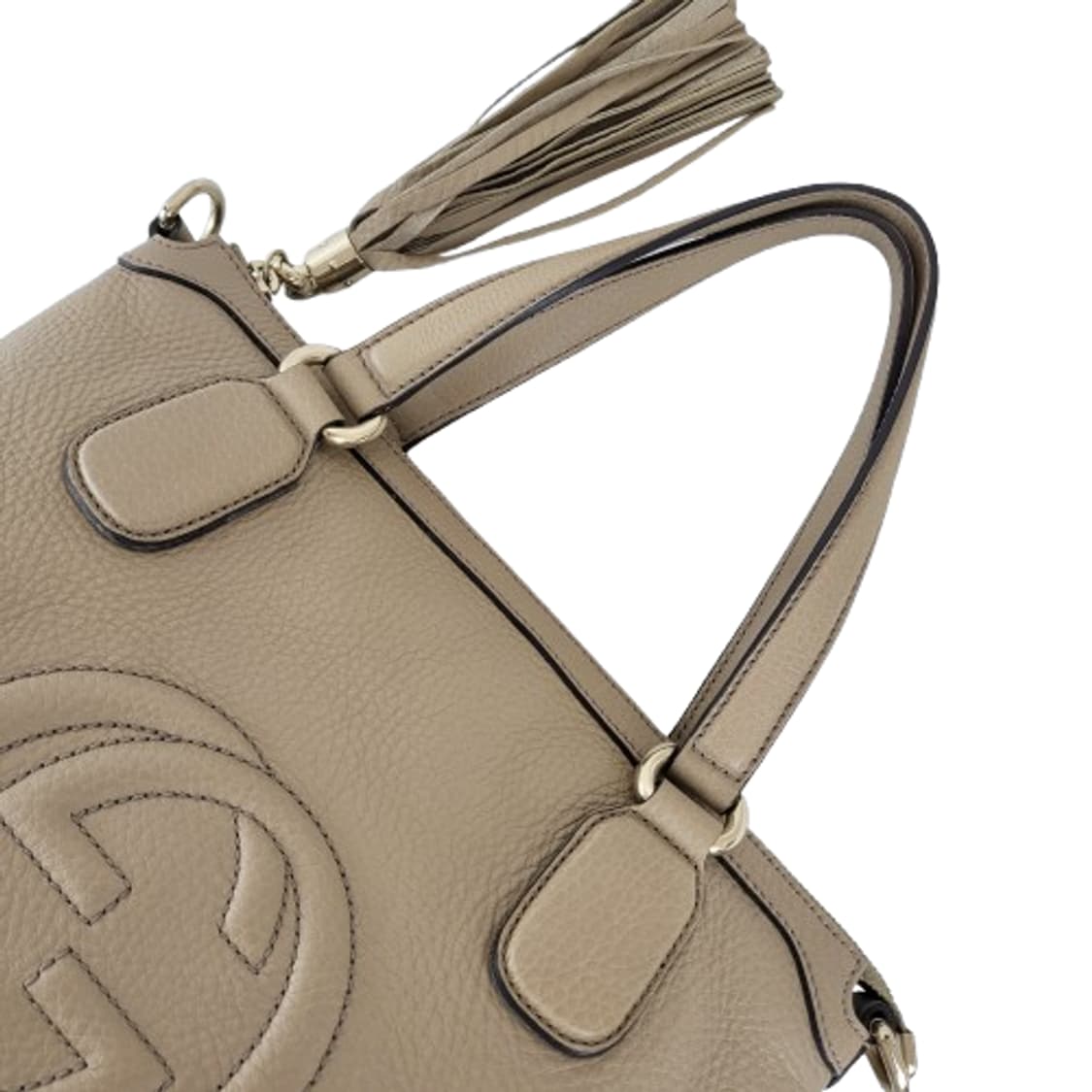 정품 구찌 소호 태슬 베이지 토트백 상품이미지8