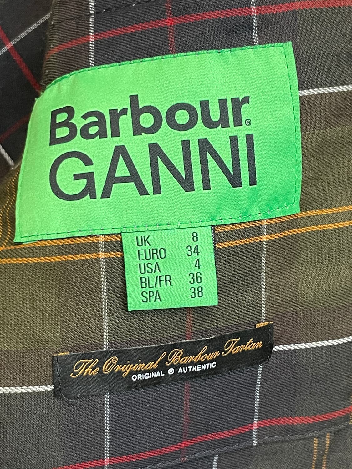 바버 X 가니 퀼팅 후드 자켓 상품이미지9