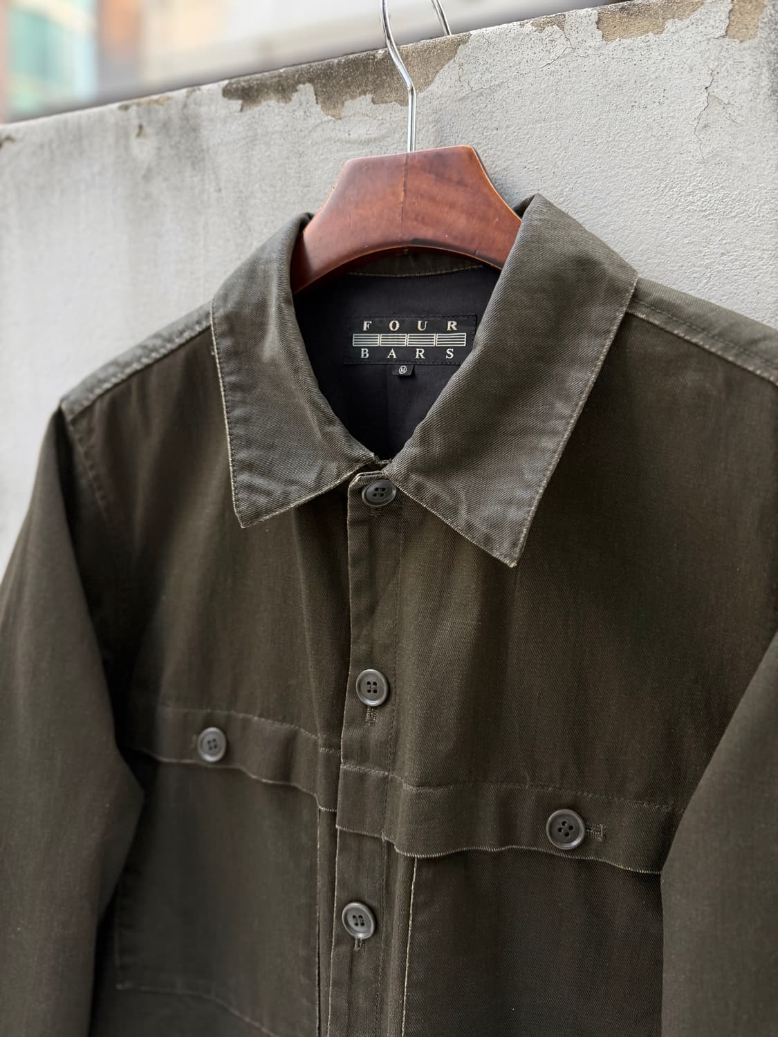 four bars 코티드 자켓 상품이미지2