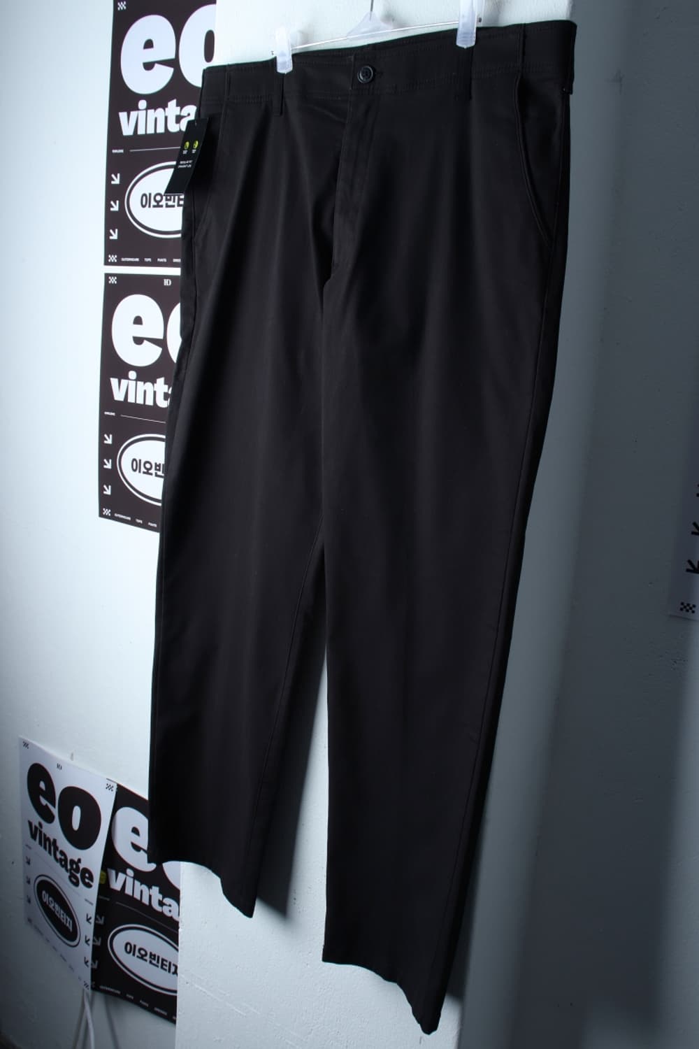 (3XL) 리 면바지 팬츠 새상품 빅사이즈 블랙 면 올드스쿨-P10062 상품이미지1