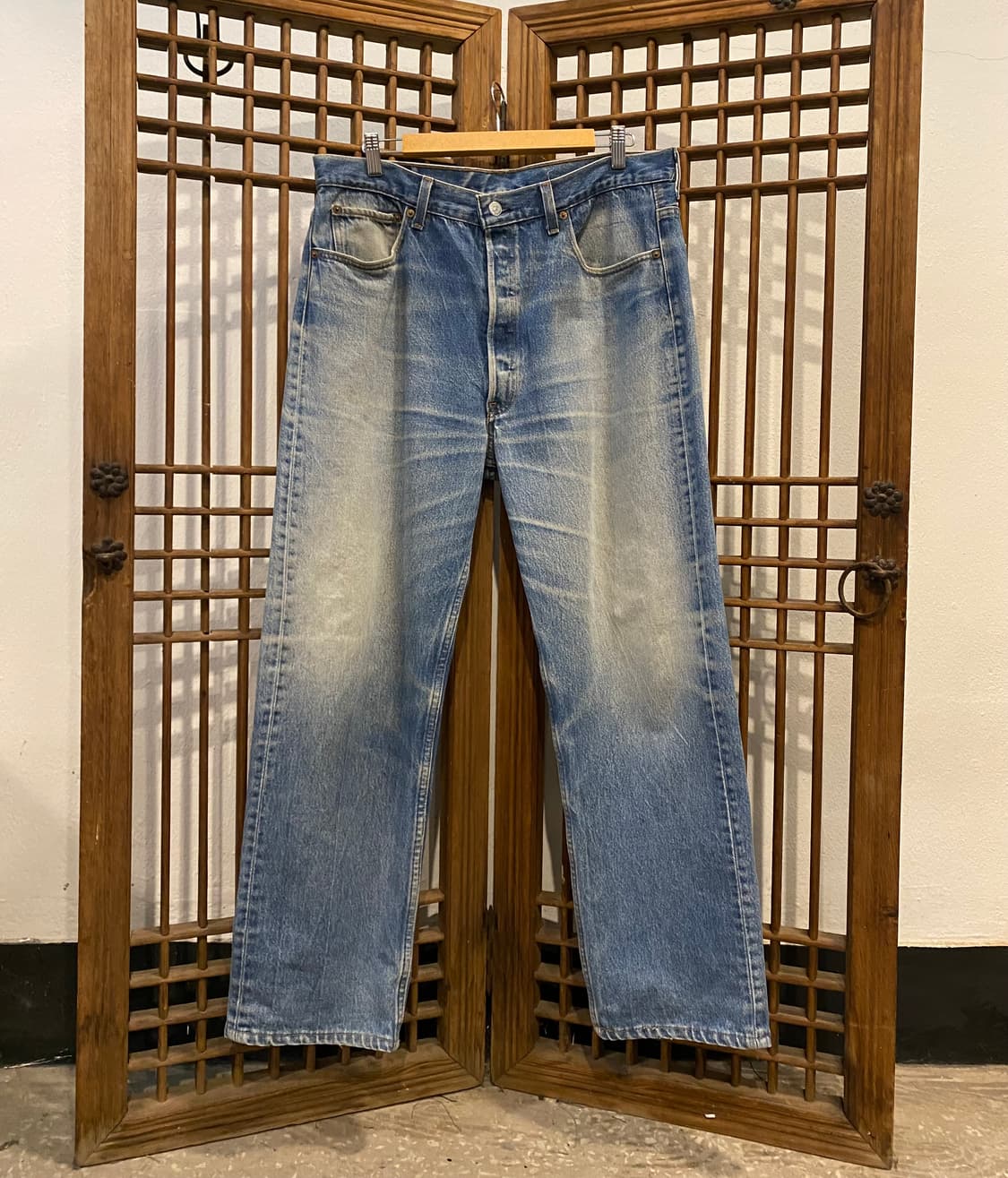 90S 리바이스 501 USA 데님 팬츠 35“ 상품이미지1