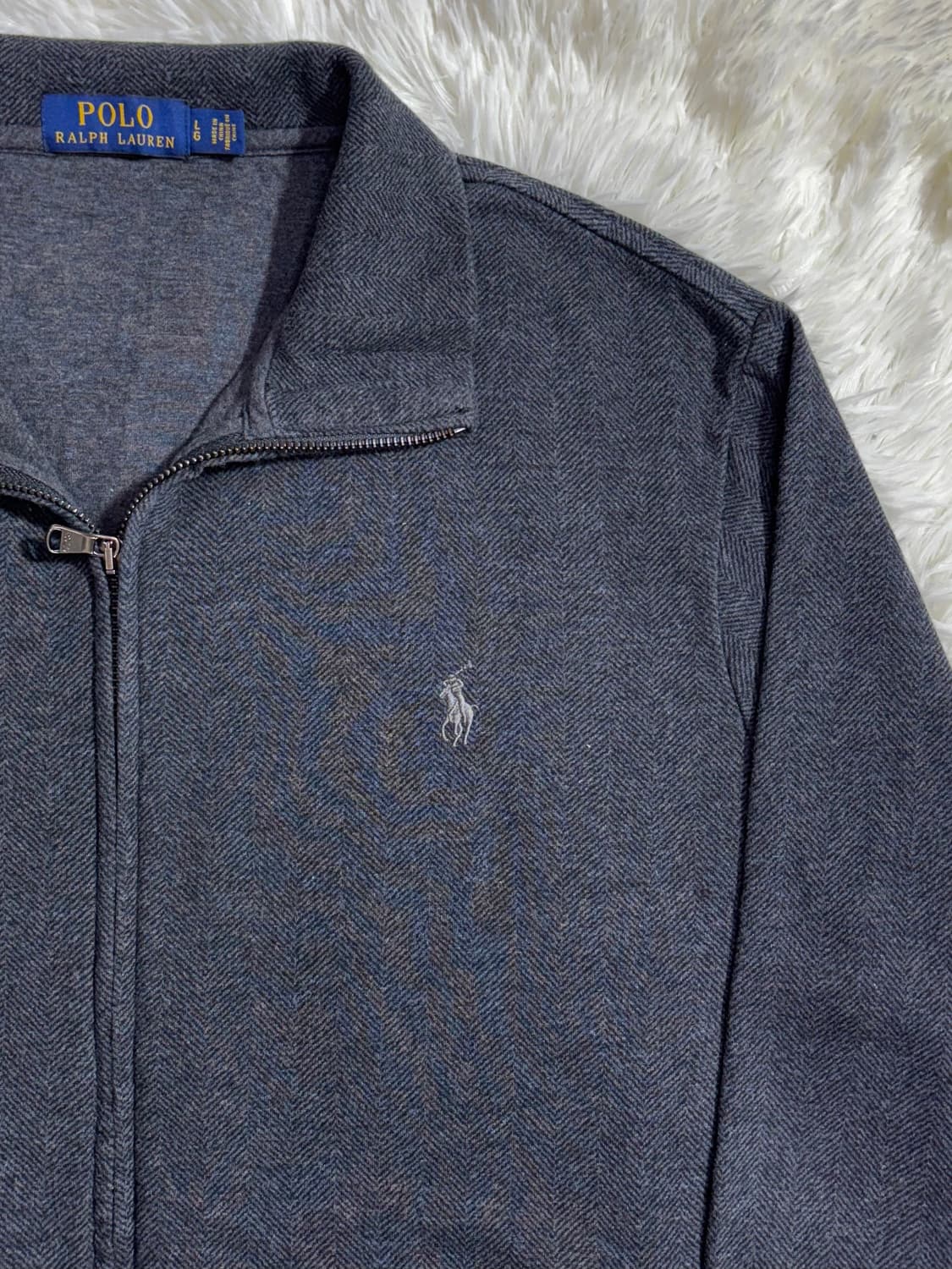 폴로 랄프로렌 그레이 포니 니트집업  상품이미지5