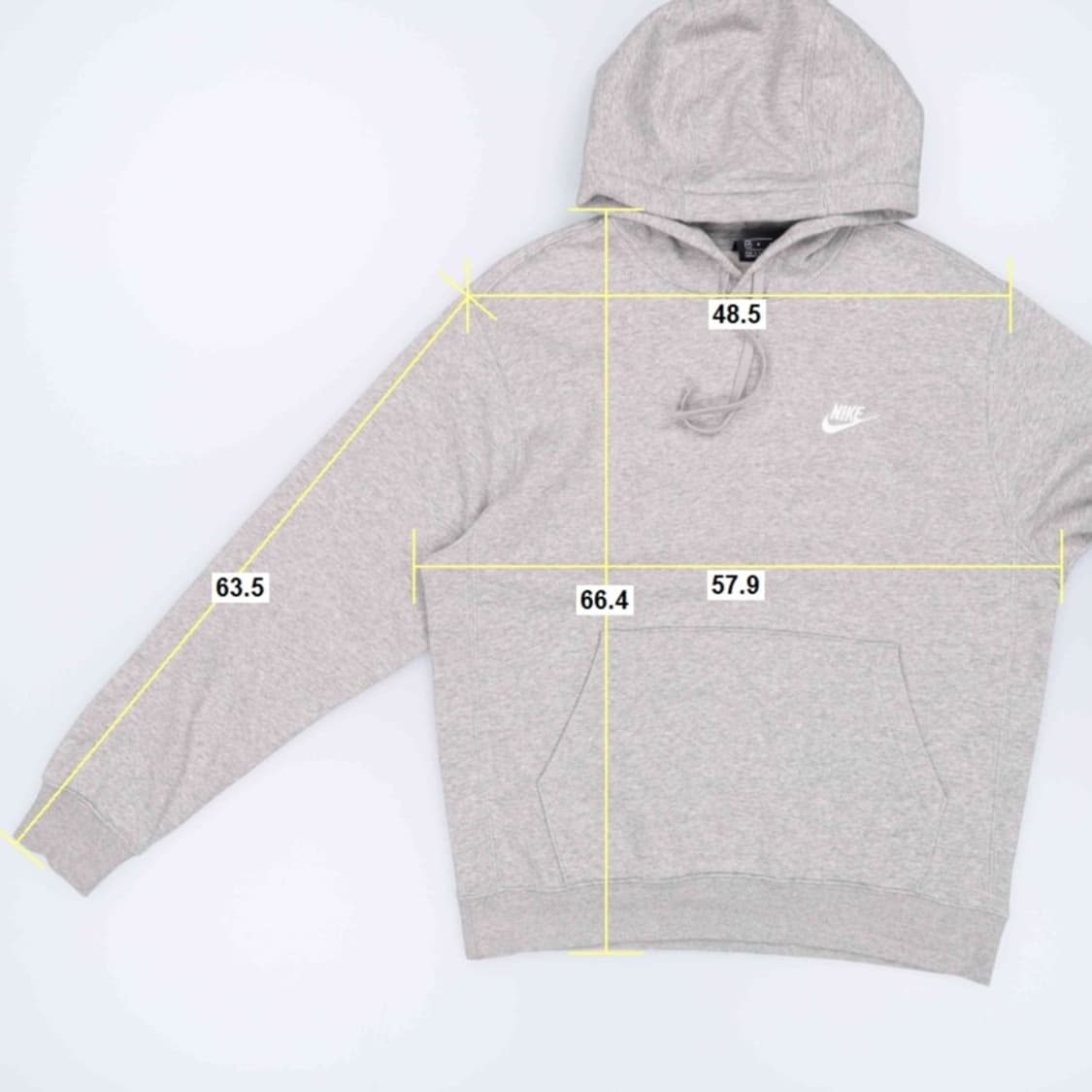 [US M] 나이키 솔로스우시 풀오버 후드티 회색 3792 상품이미지8