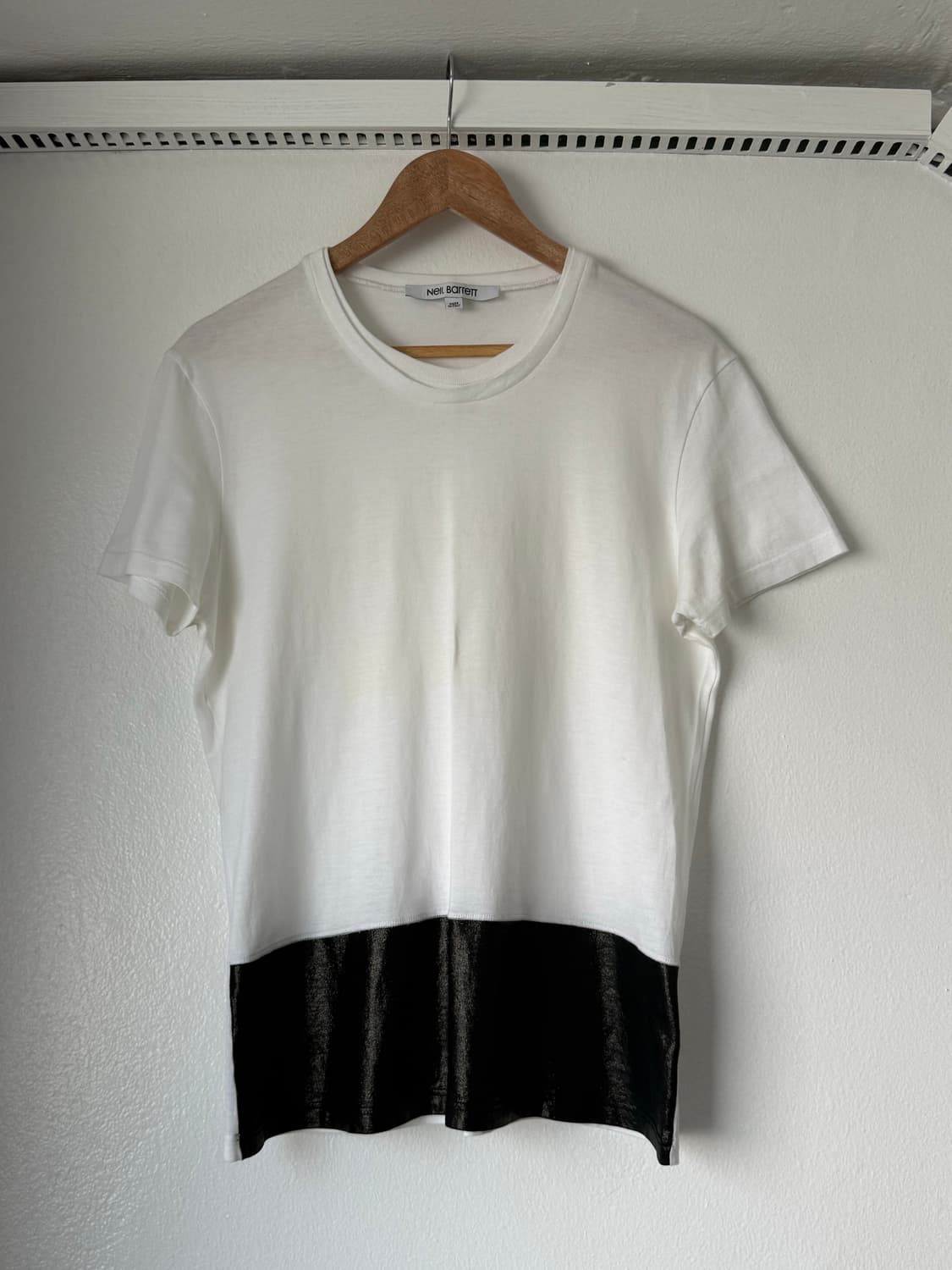 Archive double neck panel t-shirt 상품이미지1