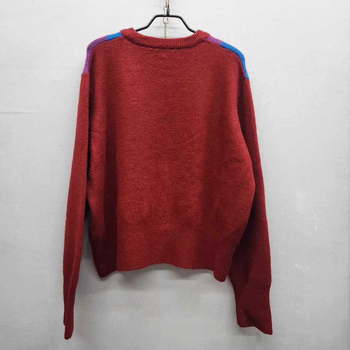 자라 ZARA 아가일 패턴 숏 가디건 XL 상품이미지3