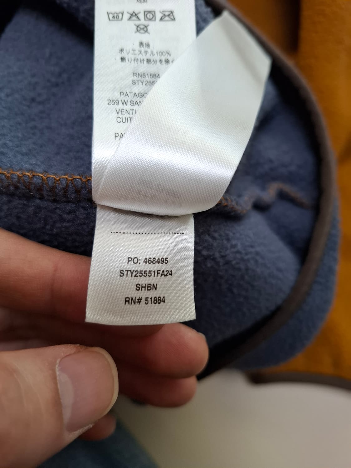 L 파타고니아 신칠라 플리스 풀오버 쉘터브라운 상품이미지5