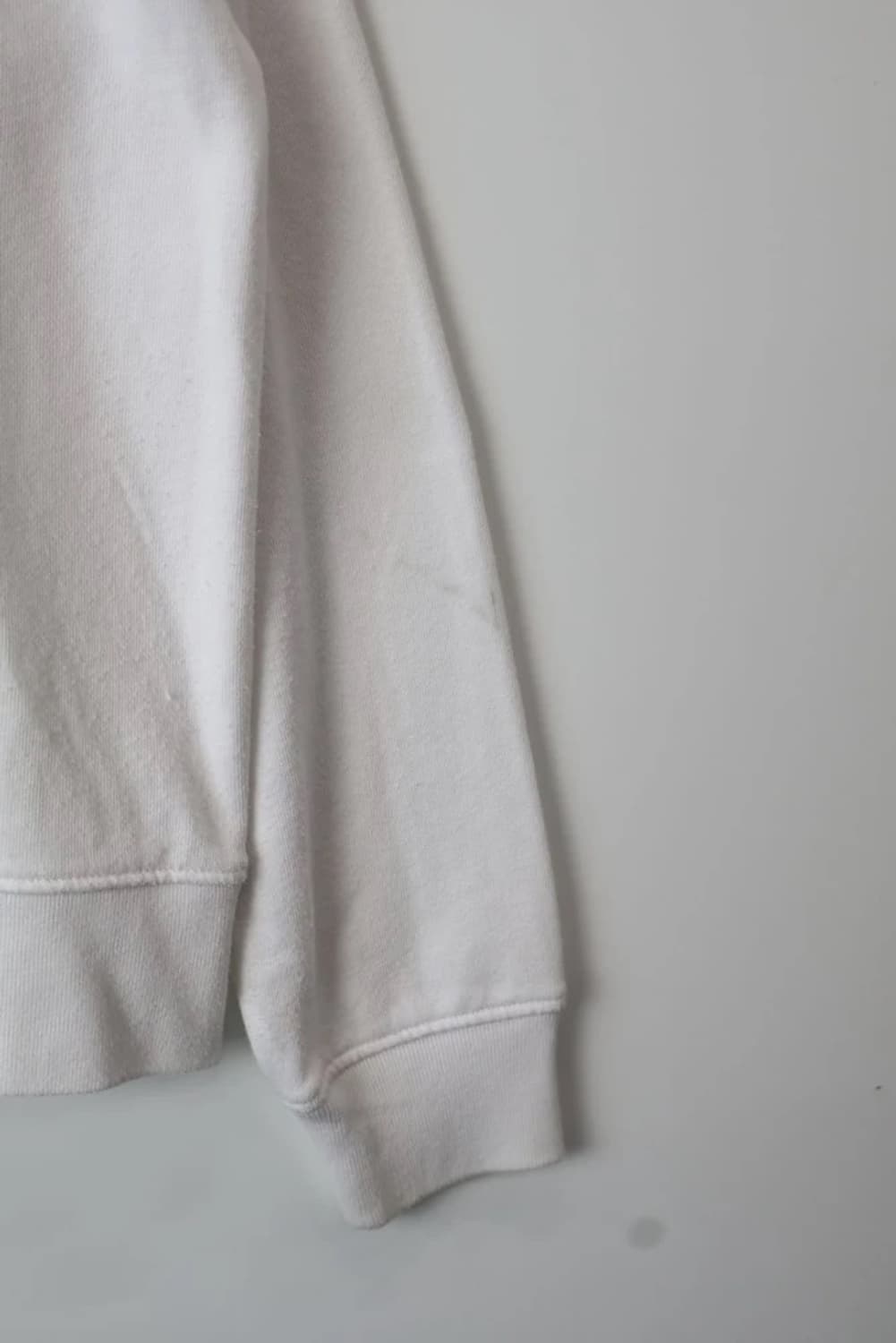 GAP Logo Half Zip Sweatshirt White 상품이미지7