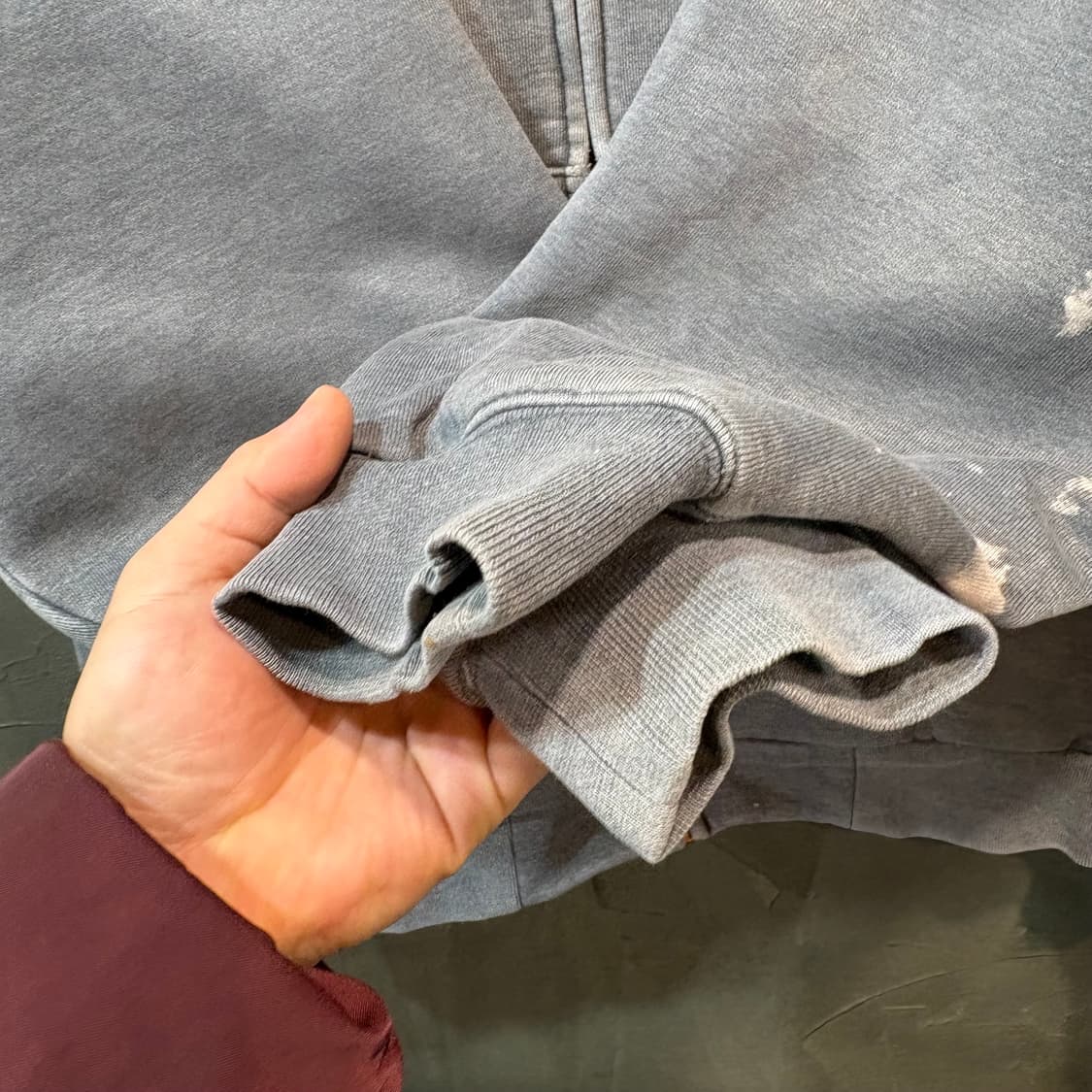 [XL] CARHARTT 칼하트 USA 빈티지 페이드 써멀 후드 자켓 상품이미지4