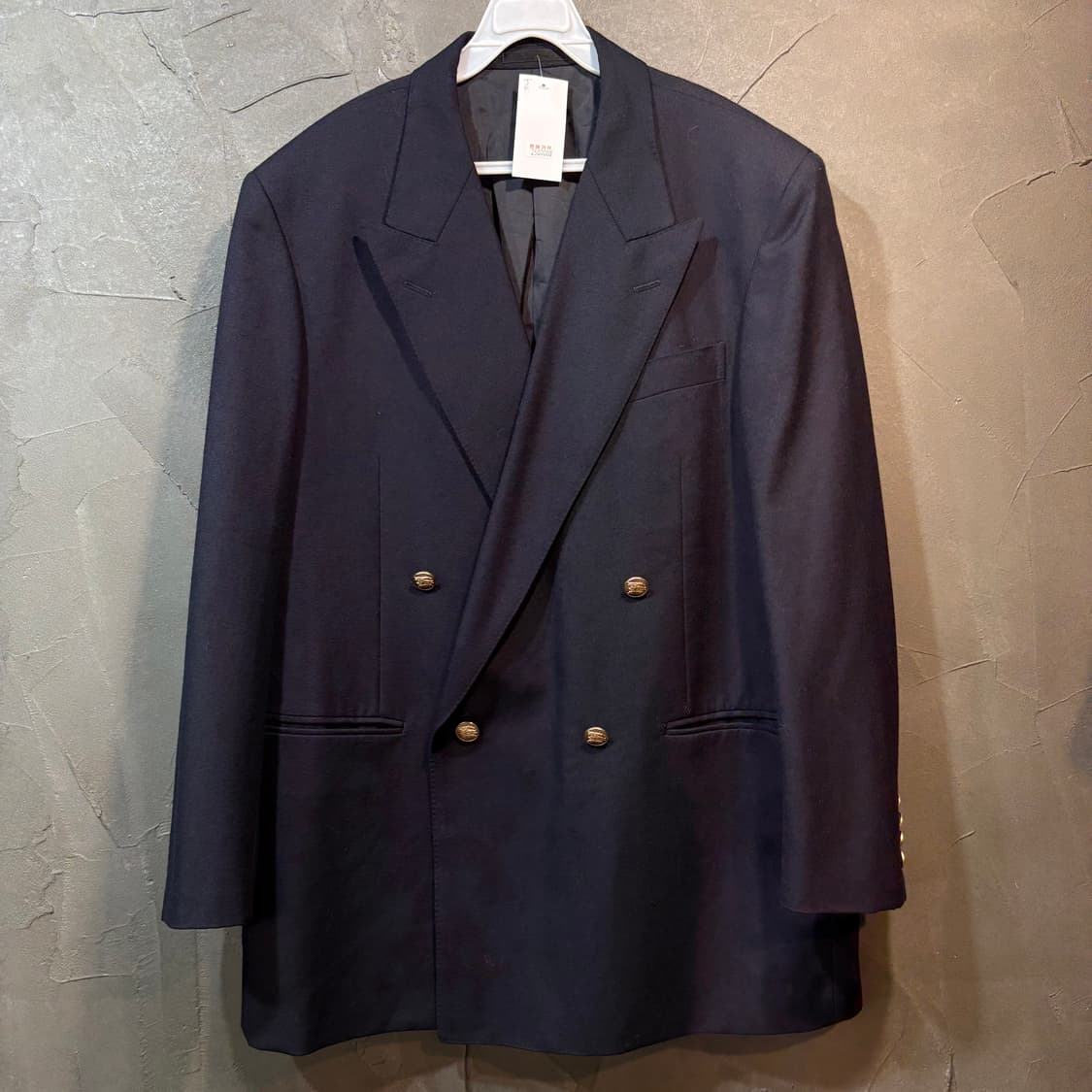 [L] BURBERRY 버버리 금장 더블 블레이저 상품이미지1