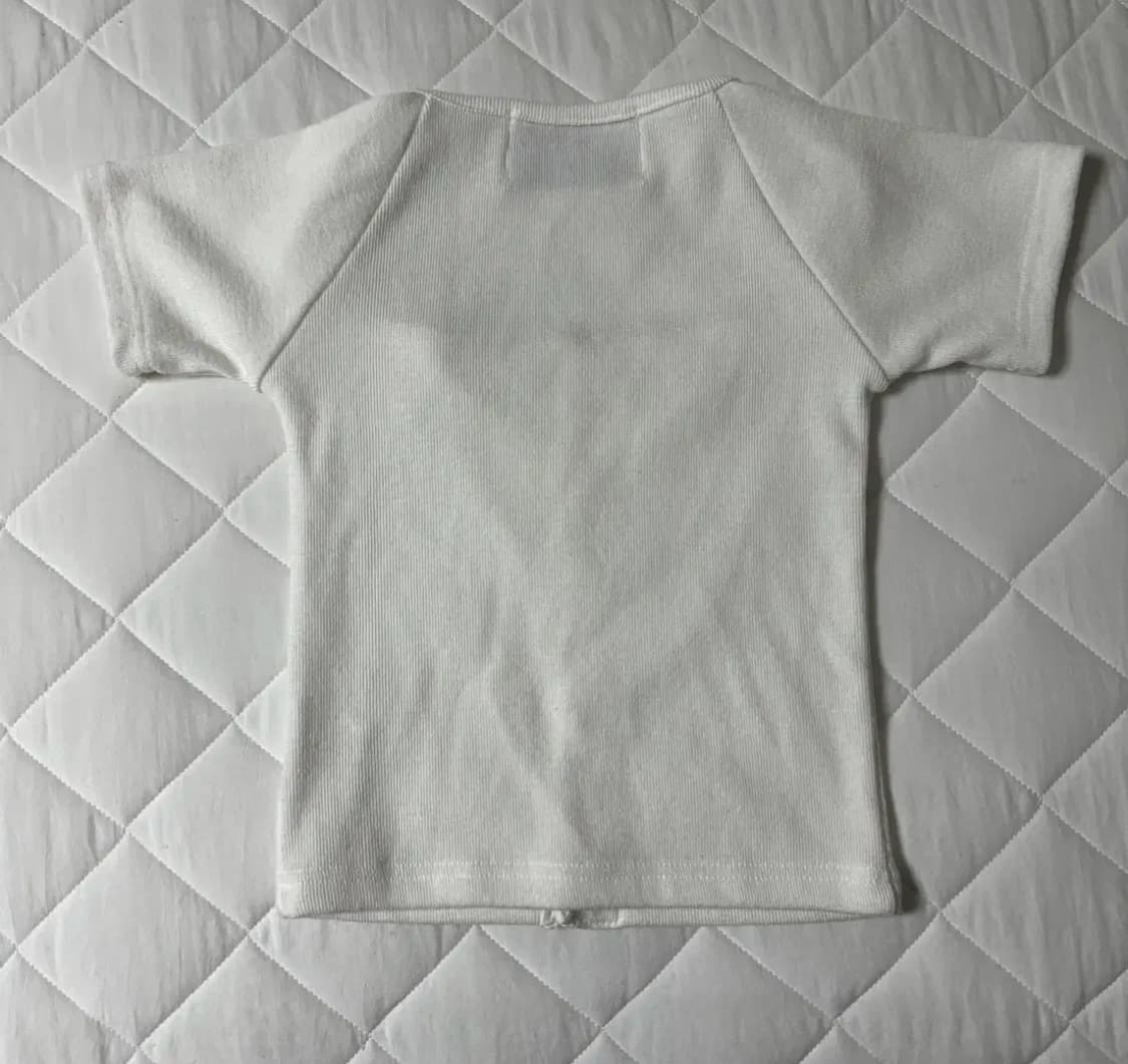 notyourose 낫유어로즈 후크 볼레로 탑 반팔 티셔츠 상품이미지6