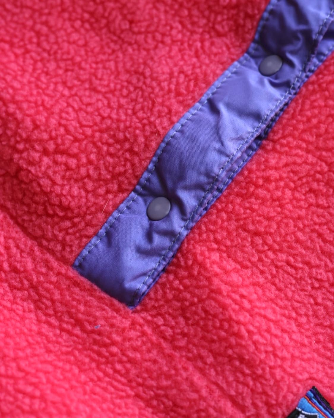 파타고니아 80s 신칠라 스냅티 플리스 (Salmon Pink) 상품이미지4