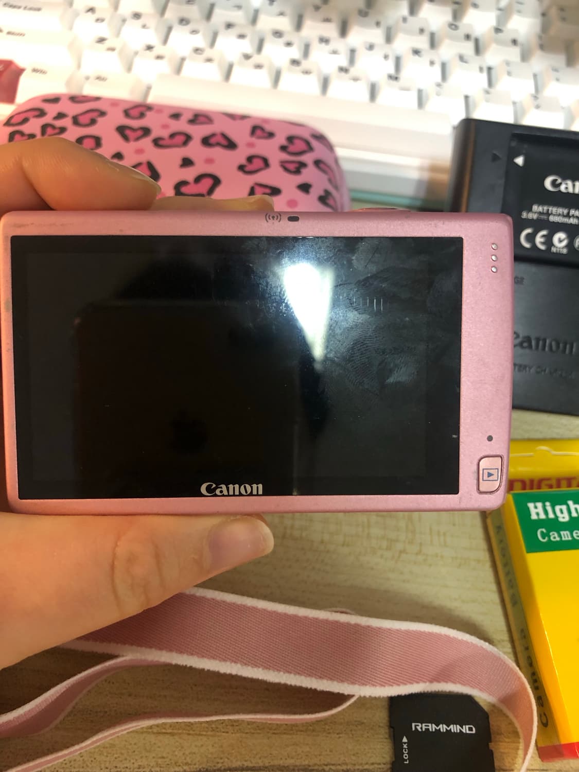 🍓딸기우유 캐논 240hs (터치 똑딱이카메라📷) 상품이미지5