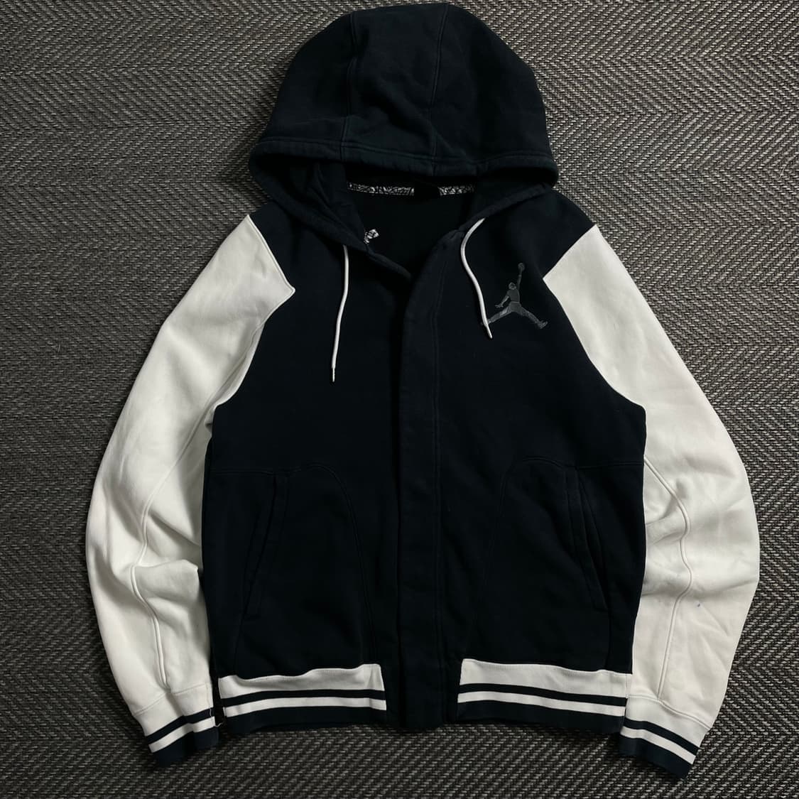 나이키 에어조던 자수로고 스웻 바시티 후드 자켓y 4135 상품이미지2