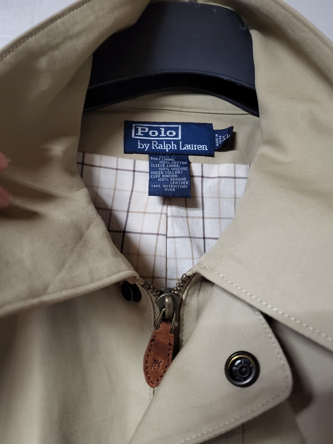 폴로랄프로렌 가죽배색 트렌치코트  상품이미지4