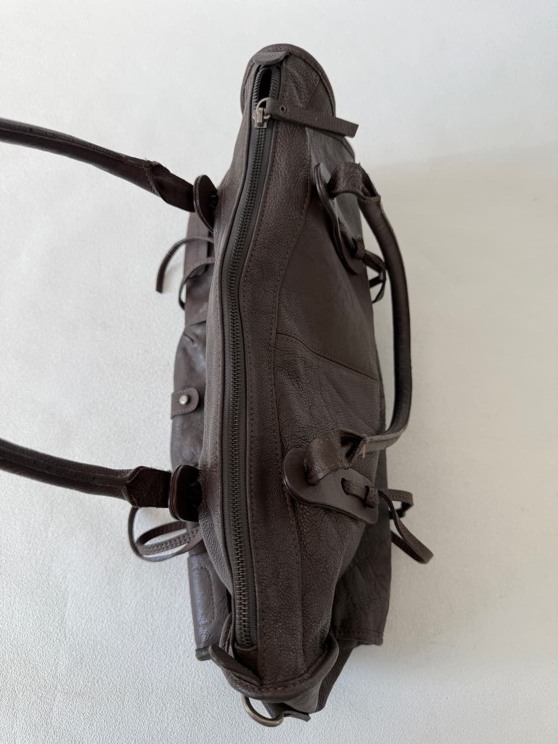 Pre owned 레더 숄더백(큰사이즈) 상품이미지4