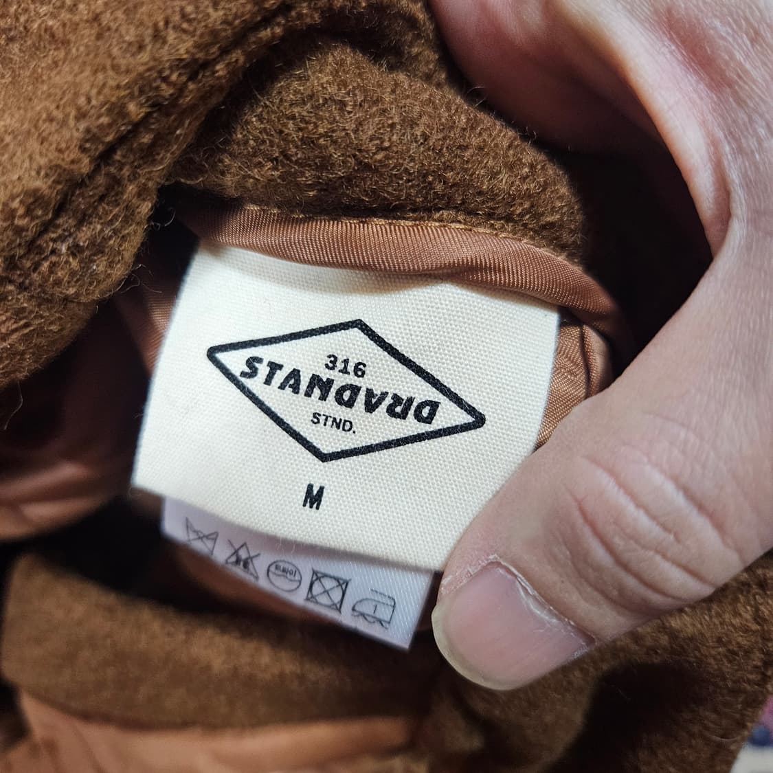 제네럴아이디어 x STND Wool 100% 핀턱 와이드 팬츠 M 상품이미지6