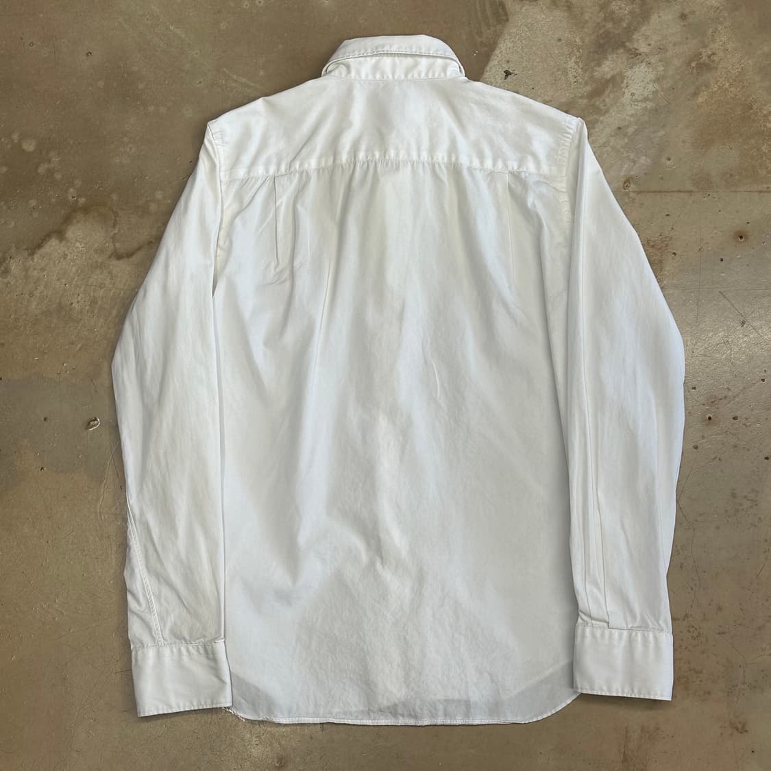 M 꼼데가르송 레드하트와펜 화이트 코튼 셔츠 상품이미지3