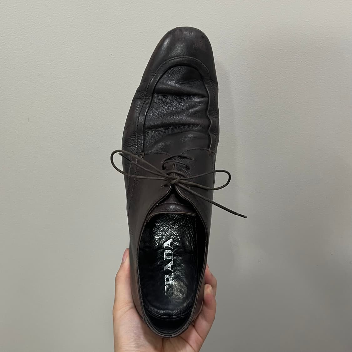 Prada Turn up Toe Derby Shoes 상품이미지5