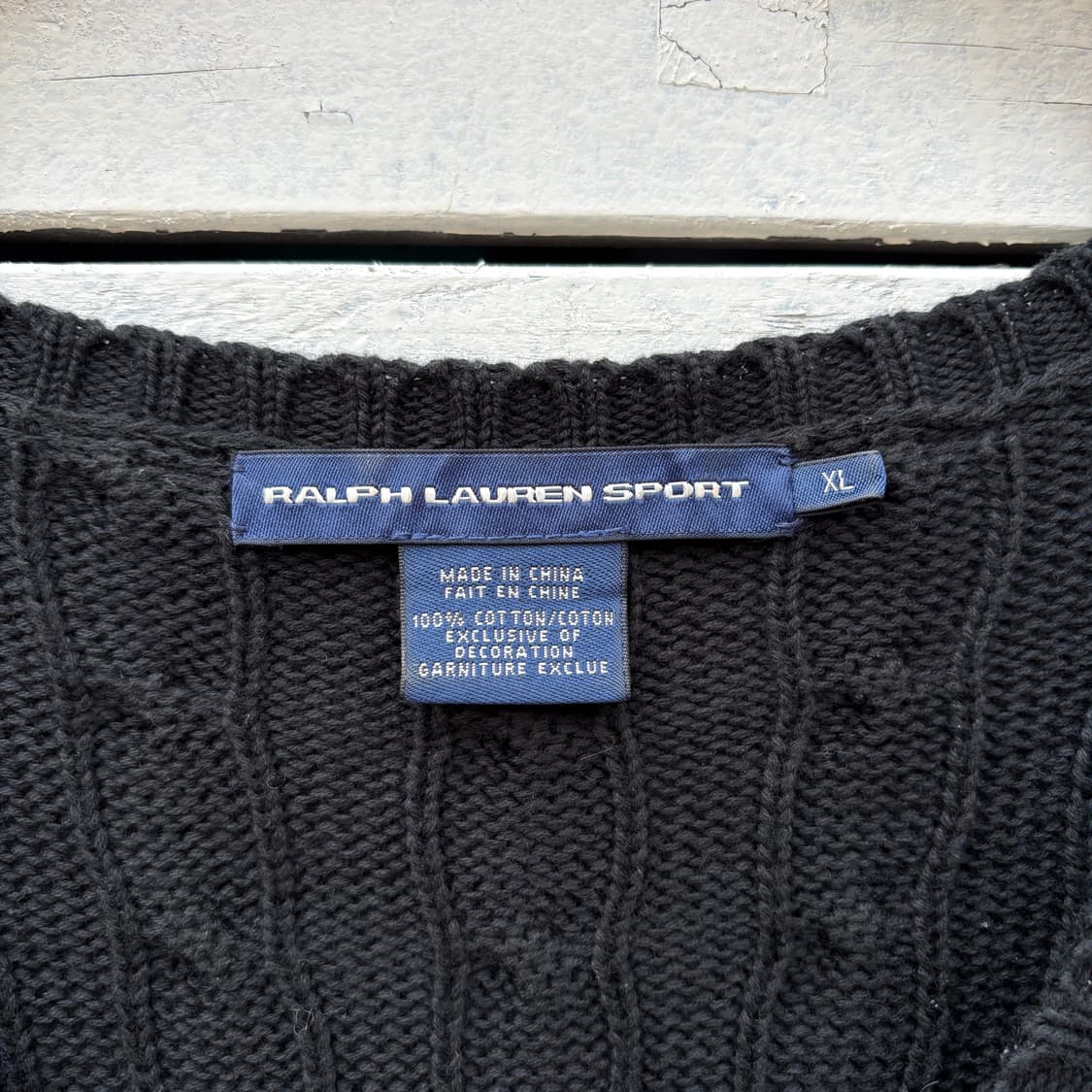 Polo 폴로 케이블 꽈배기 브이넥 니트 상품이미지4