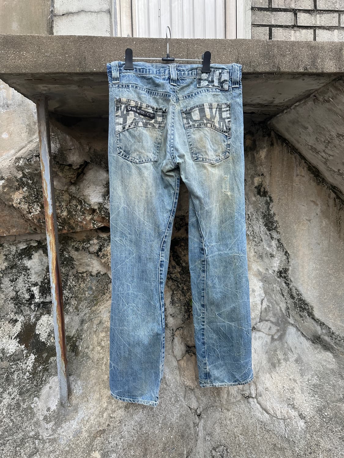 Route 66 denim stud moto pants 상품이미지5