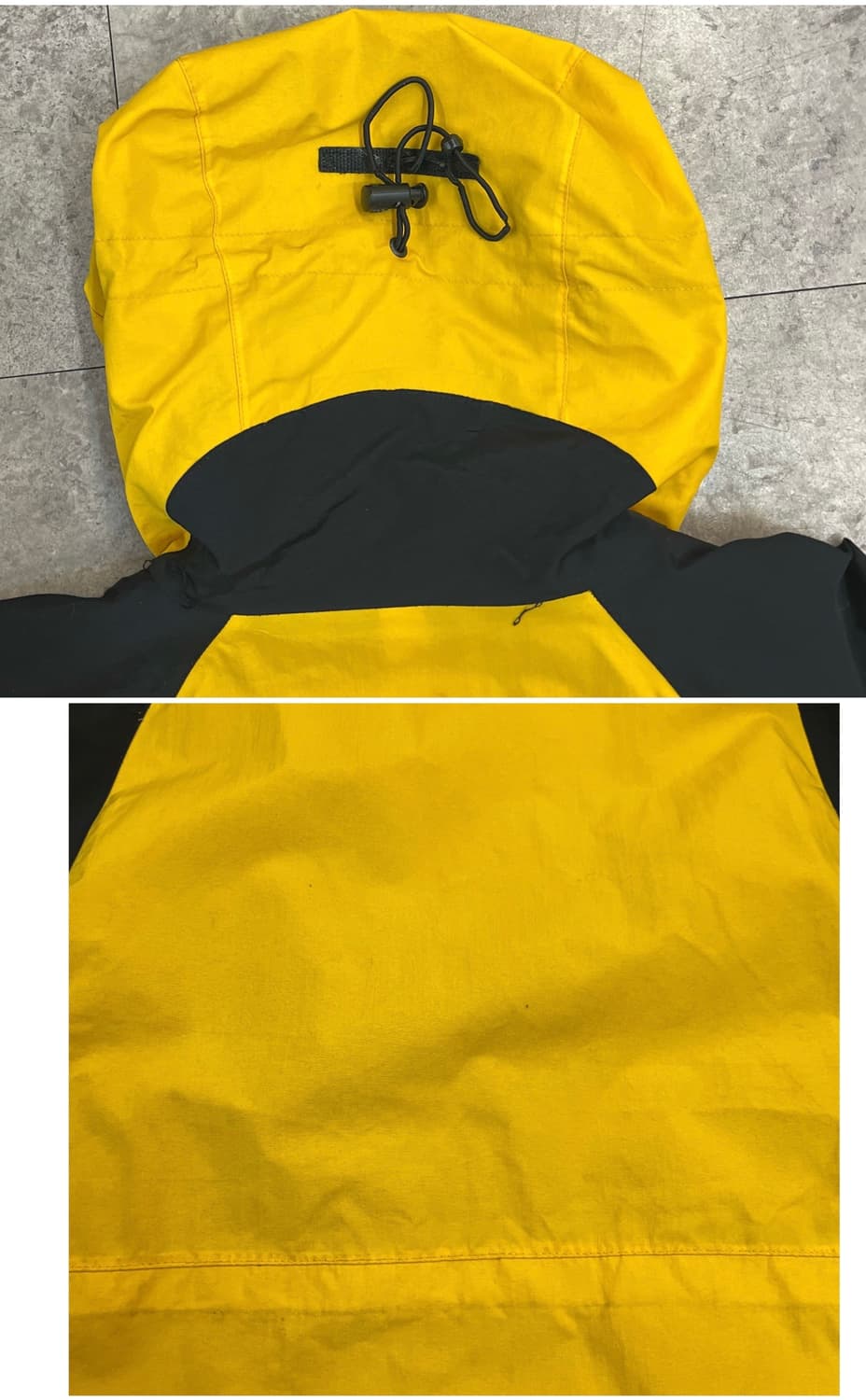 노스페이스 써밋시리즈 후드 바람막이 옐로우 XL #csz3392  상품이미지9